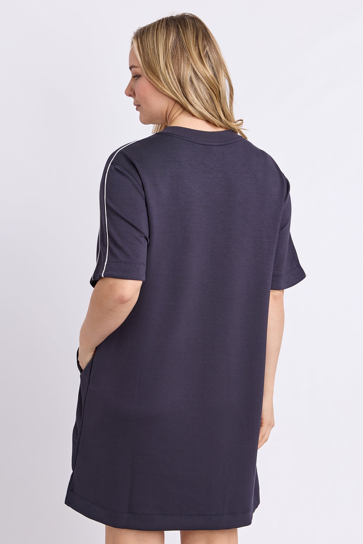 Freedom T-Shirt Dress Midnight Navy