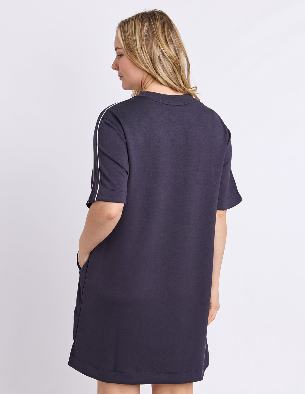 Freedom T-Shirt Dress Midnight Navy