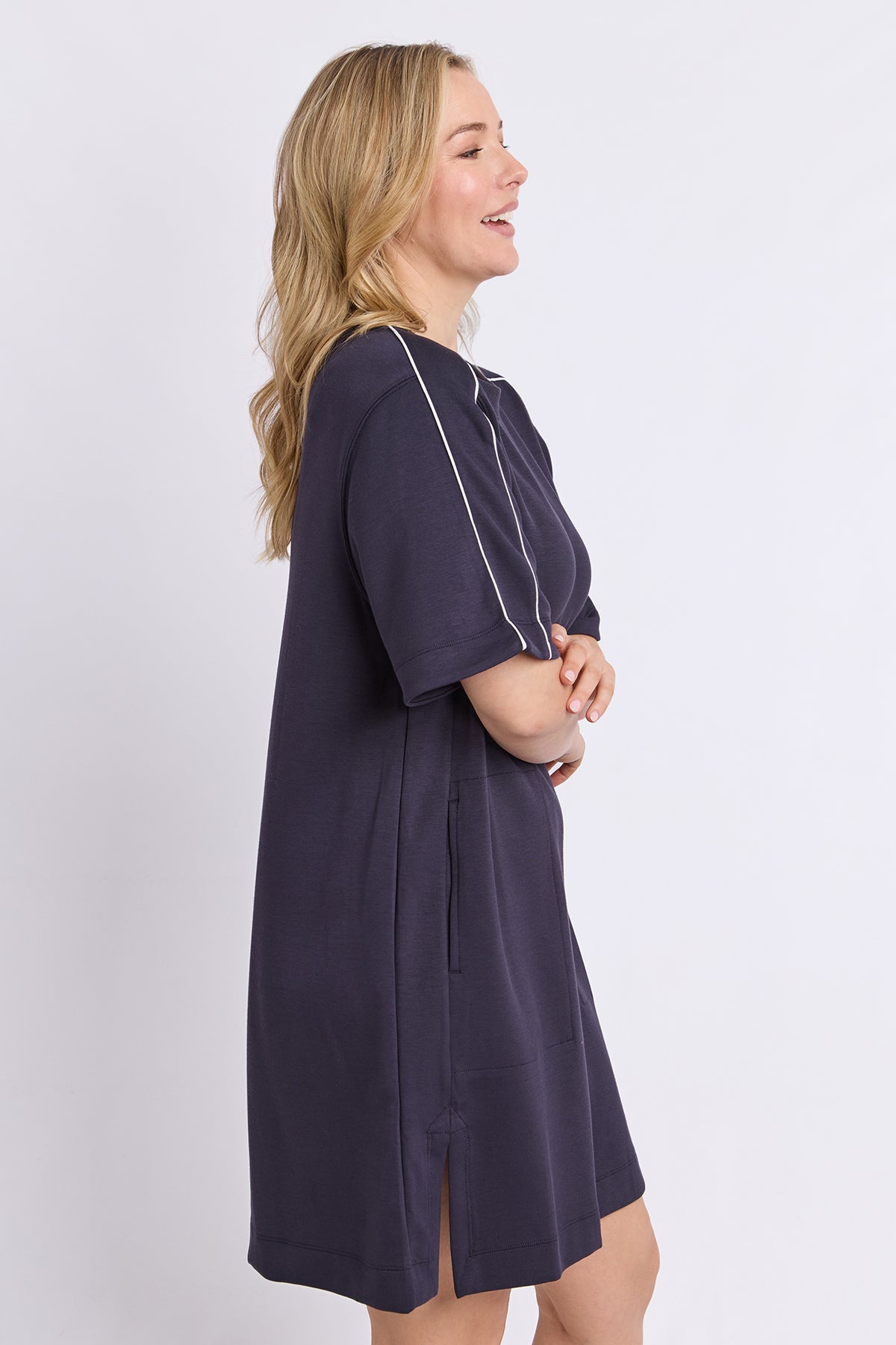 Freedom T-Shirt Dress Midnight Navy