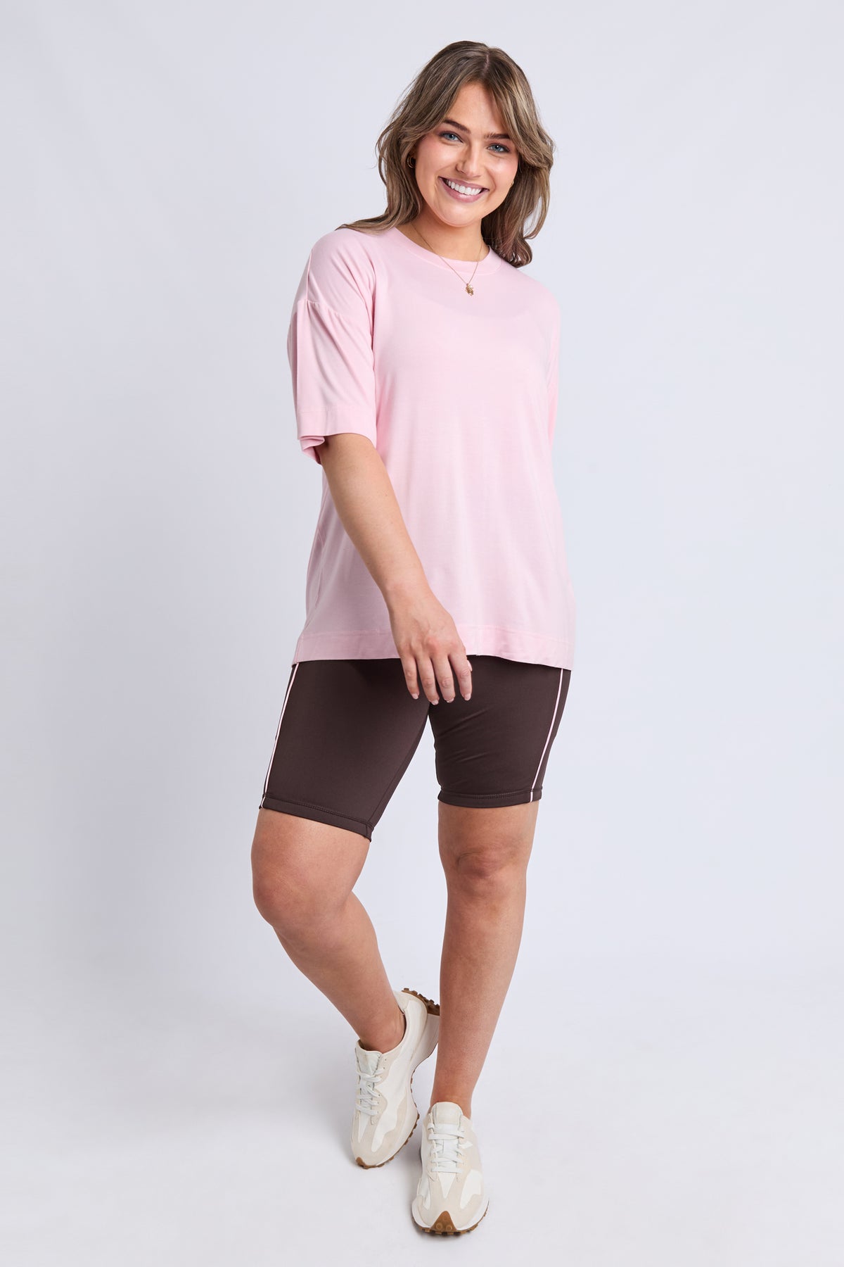 Freedom Oversized Tee Pale Pink