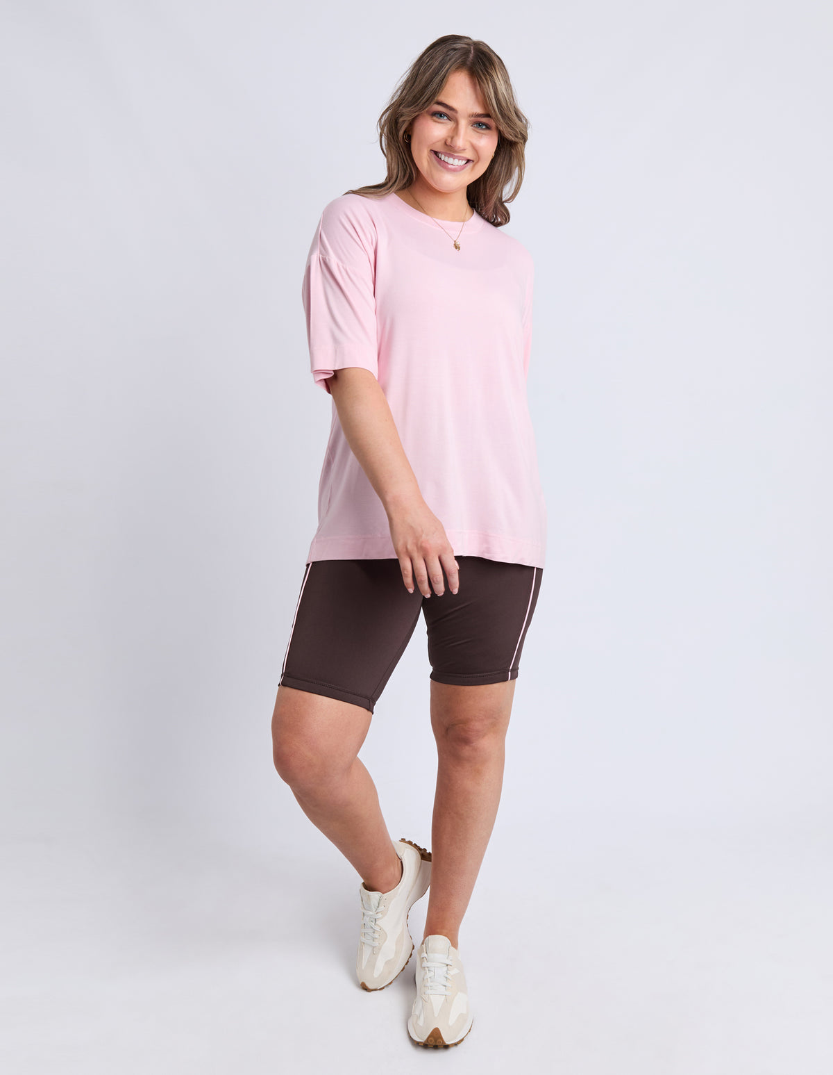 Freedom Oversized Tee Pale Pink