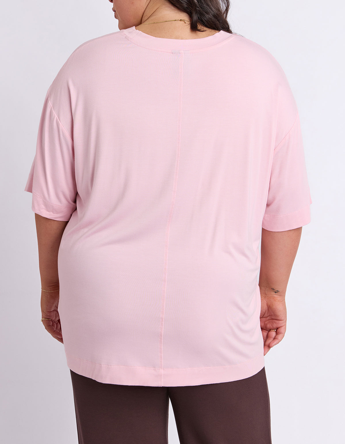 Freedom Oversized Tee Pale Pink