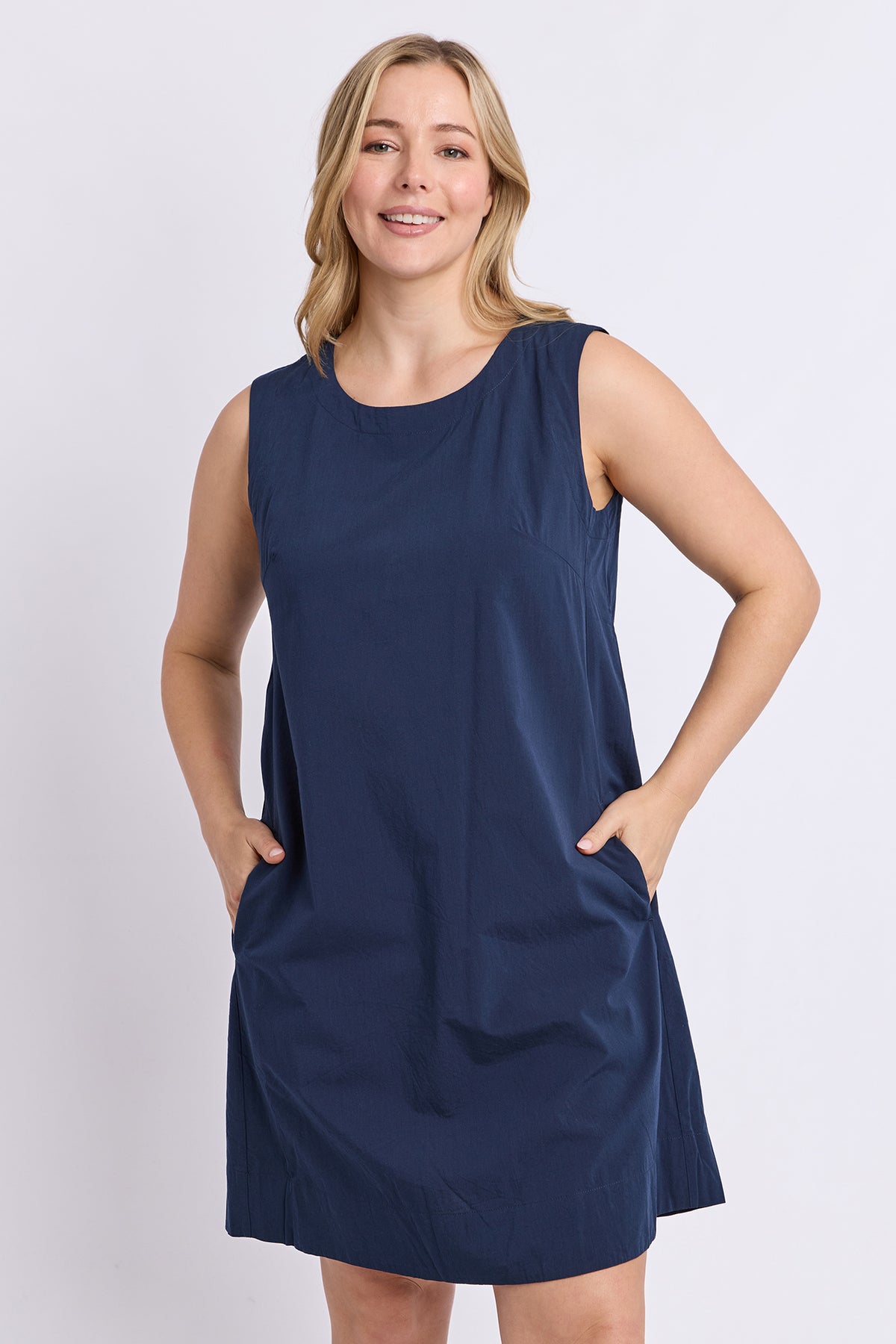 Hailey Shift Dress Navy