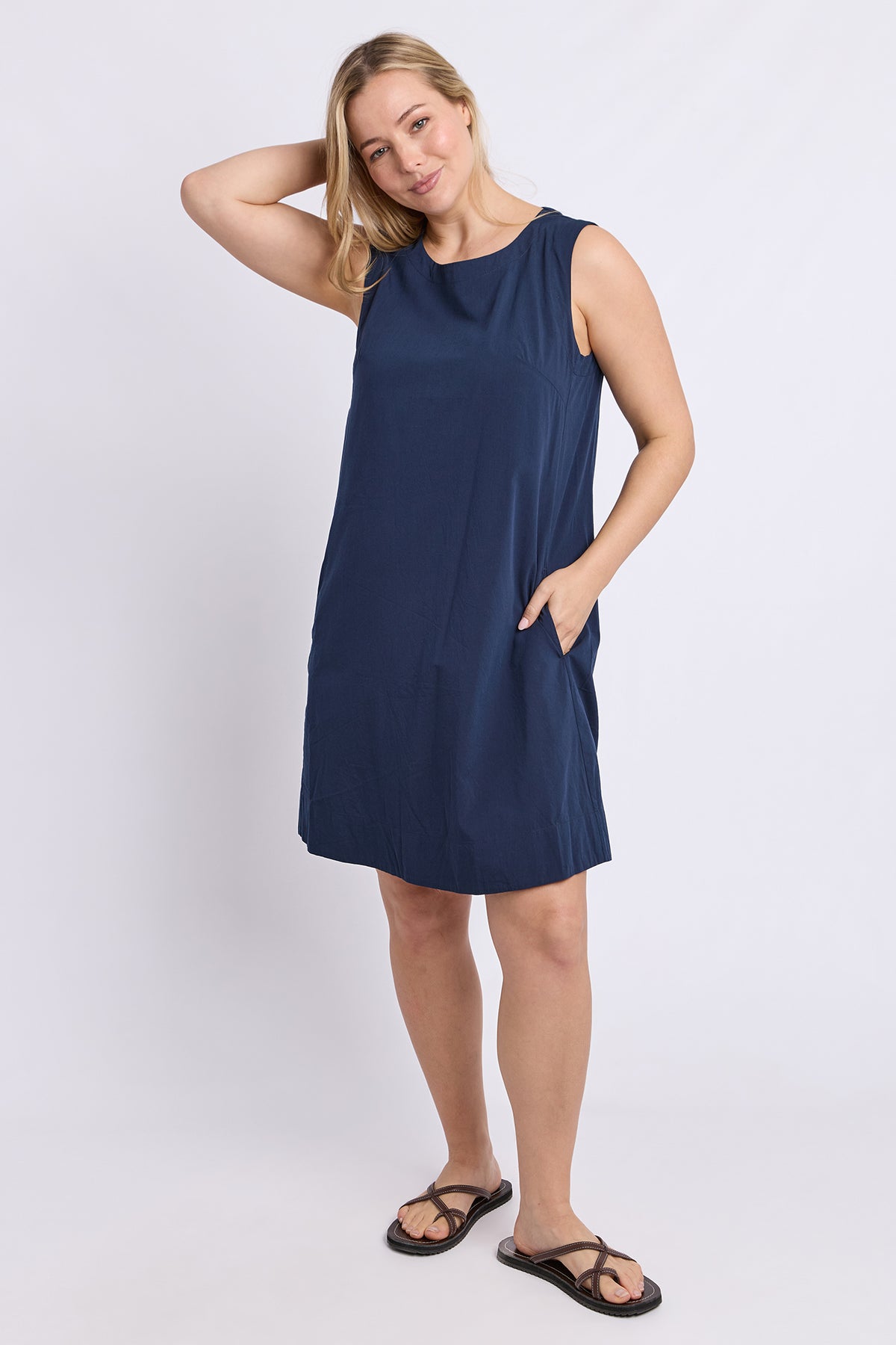 Hailey Shift Dress Navy