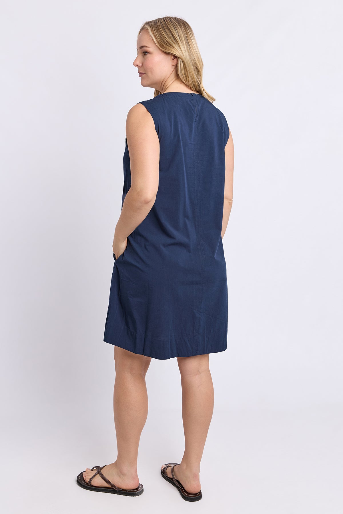 Hailey Shift Dress Navy