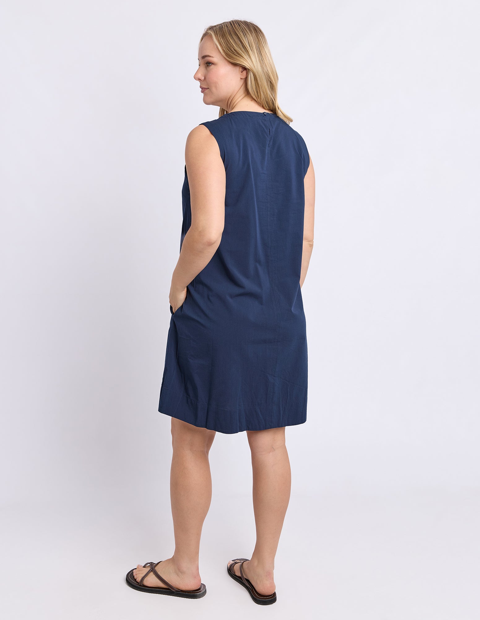 Hailey Shift Dress Navy