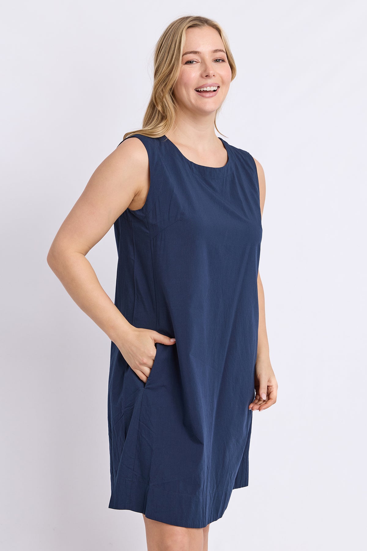 Hailey Shift Dress Navy