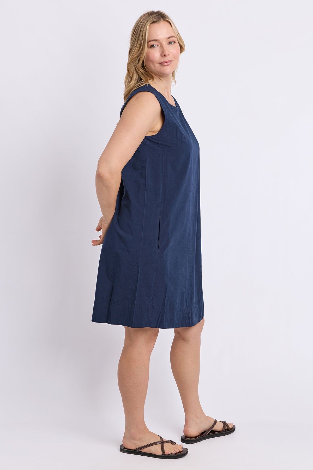 Hailey Shift Dress Navy