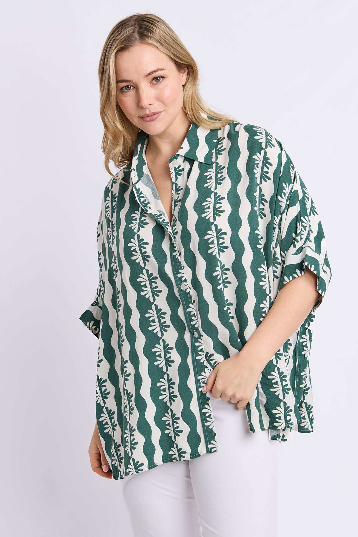 Rhythm Shirt Winter Green