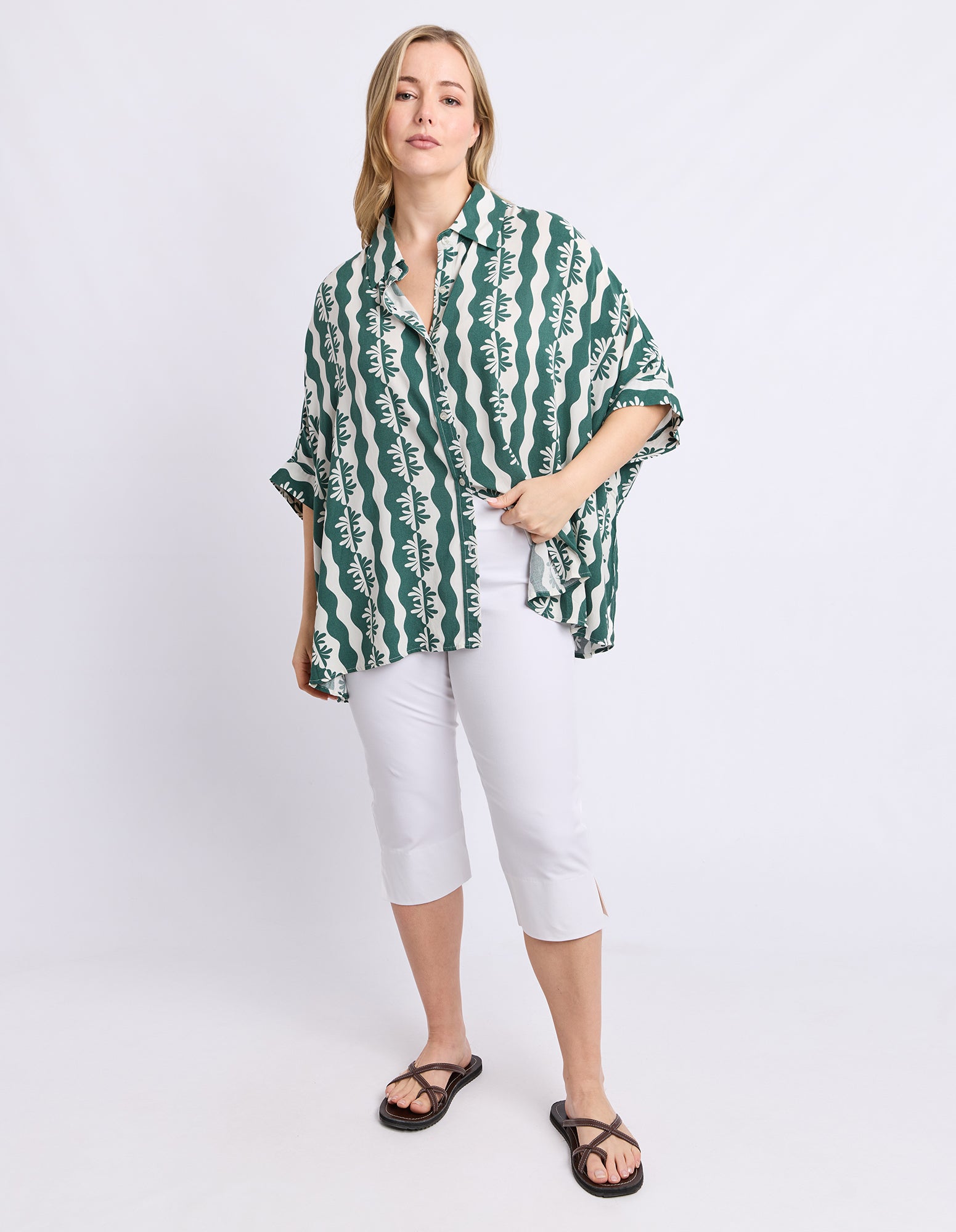 Rhythm Shirt Winter Green