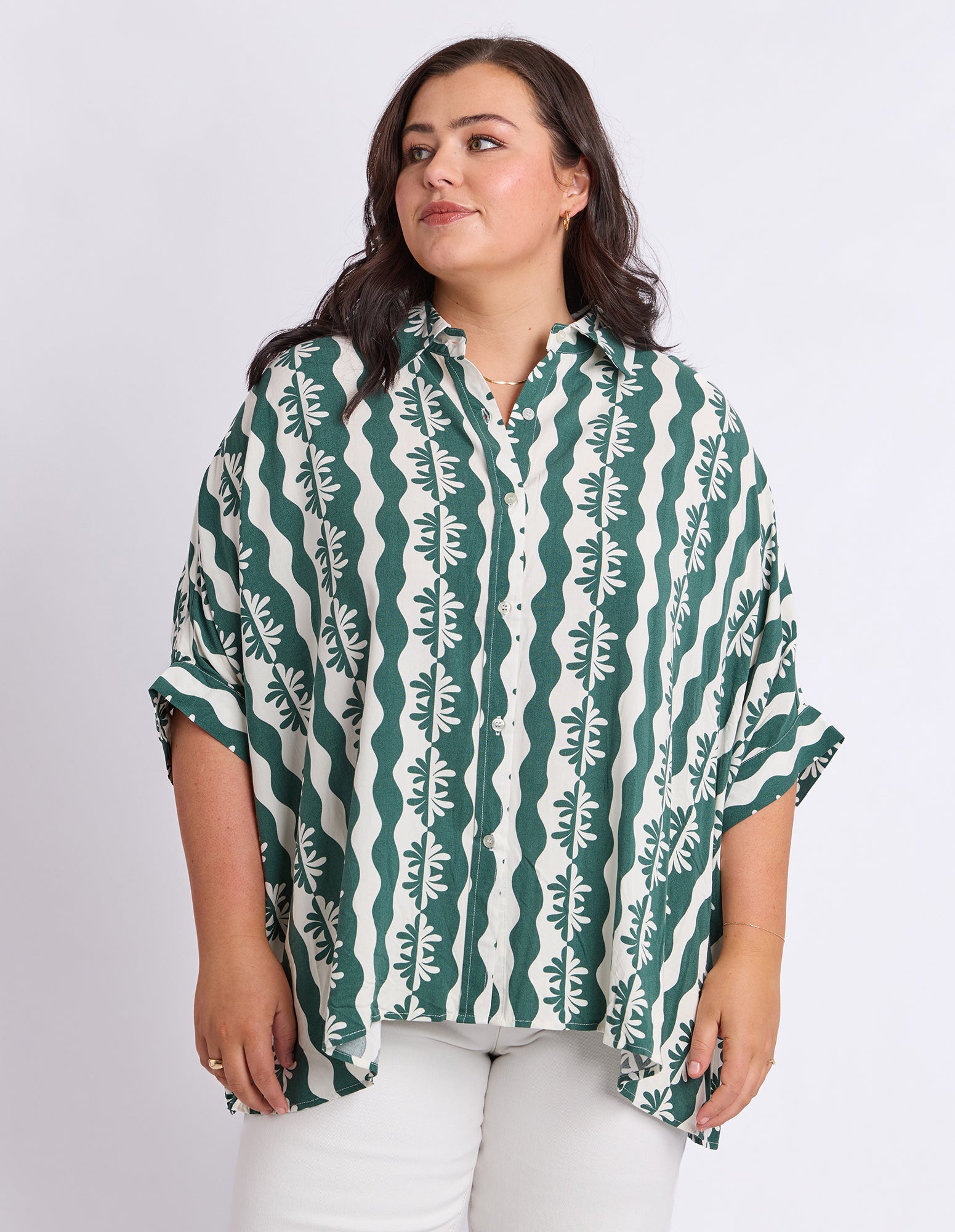 Rhythm Shirt Winter Green