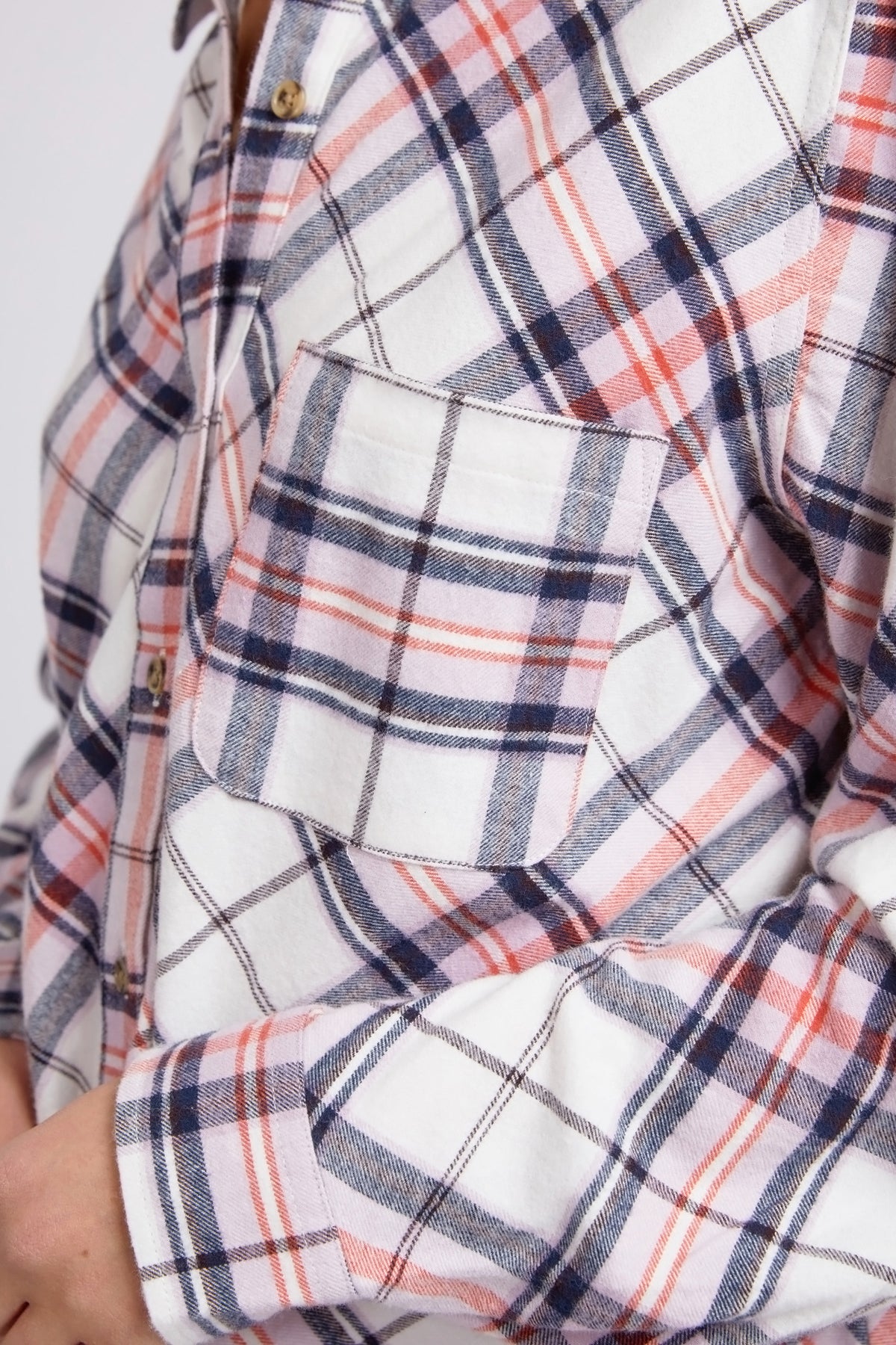 Aster Check Shirt Pink/White Check