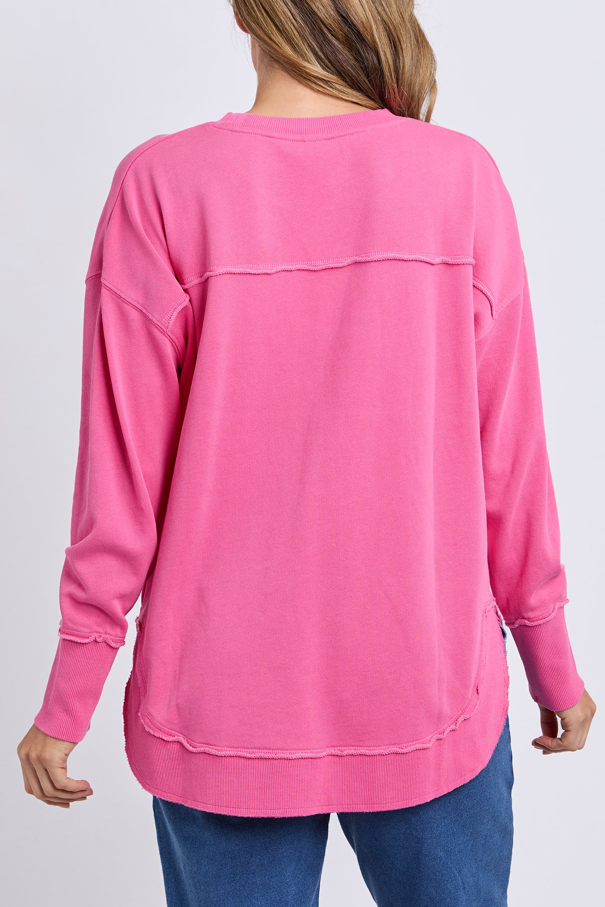 One Heart Crew Hot Pink