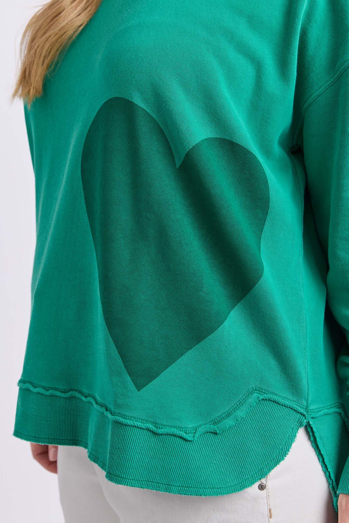 One Heart Crew Turquoise