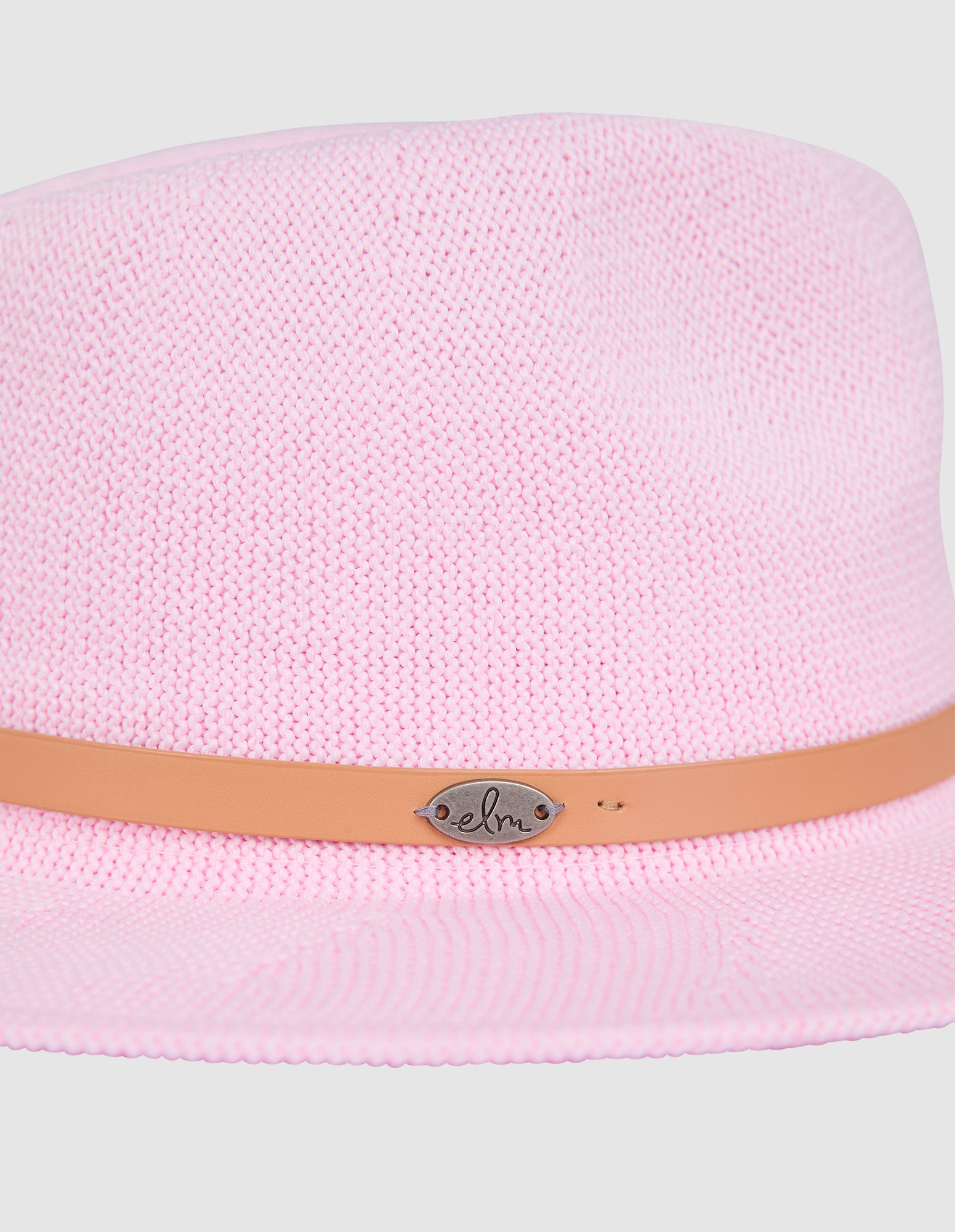 Palm Hat Pale Pink