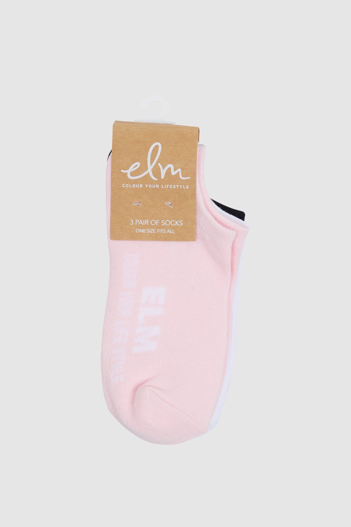 Elm Ankle Sock 3 Pack