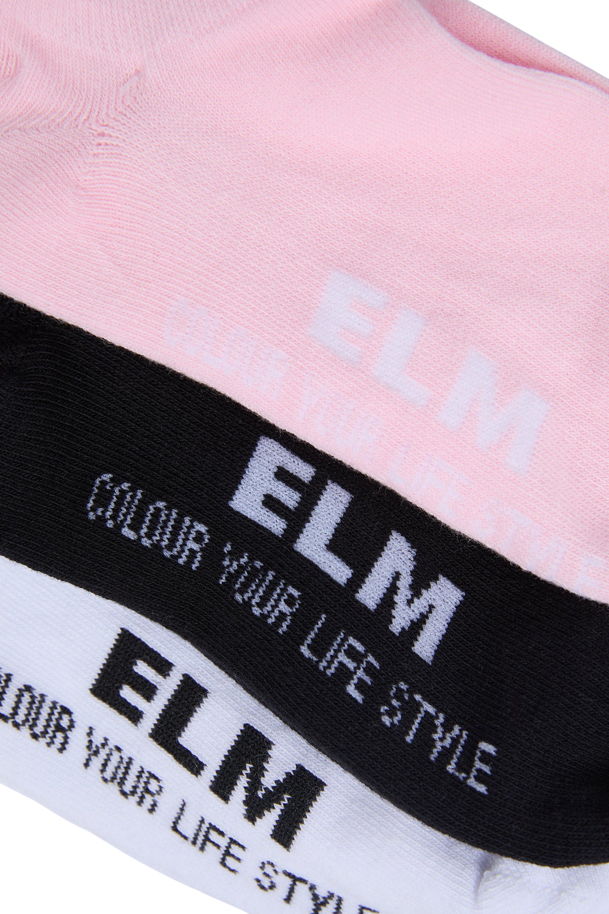 3 Pack Elm No Show Socks
