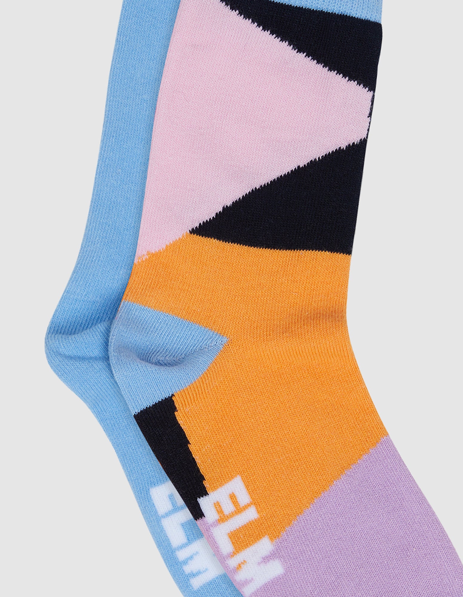 Abstract Boot Sock 2 Pack
