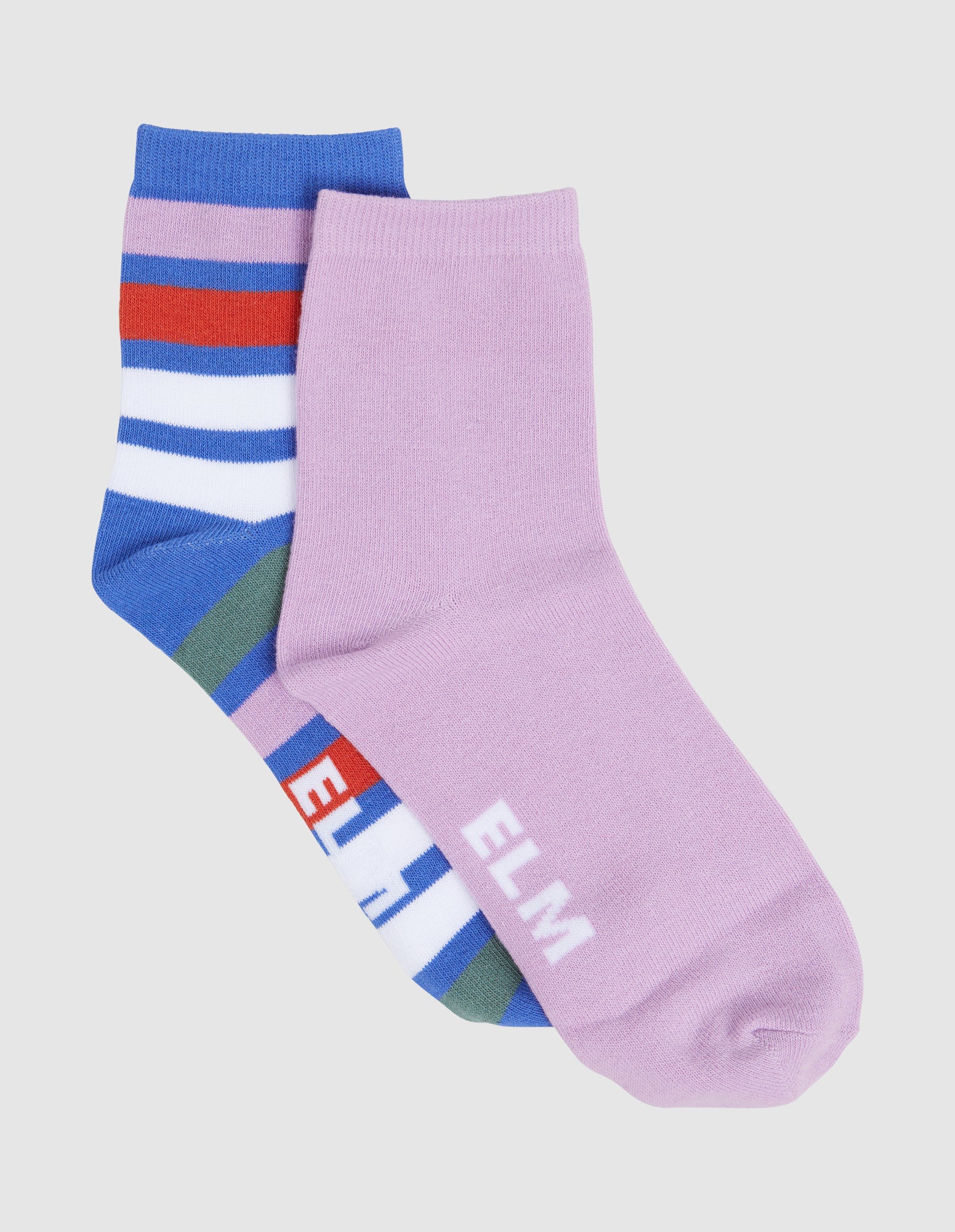 2 Pack Ultra Stripe Ankle Socks