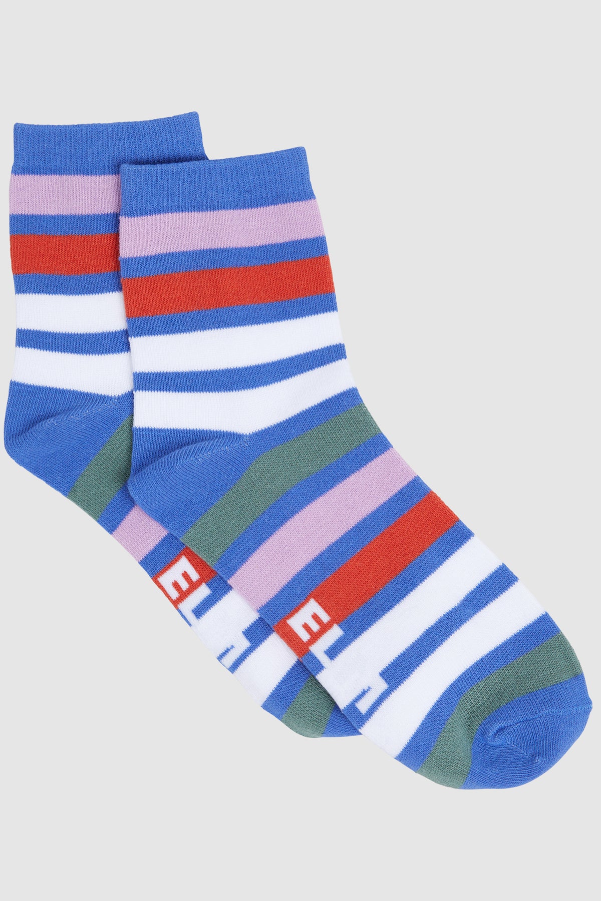 2 Pack Ultra Stripe Ankle Socks