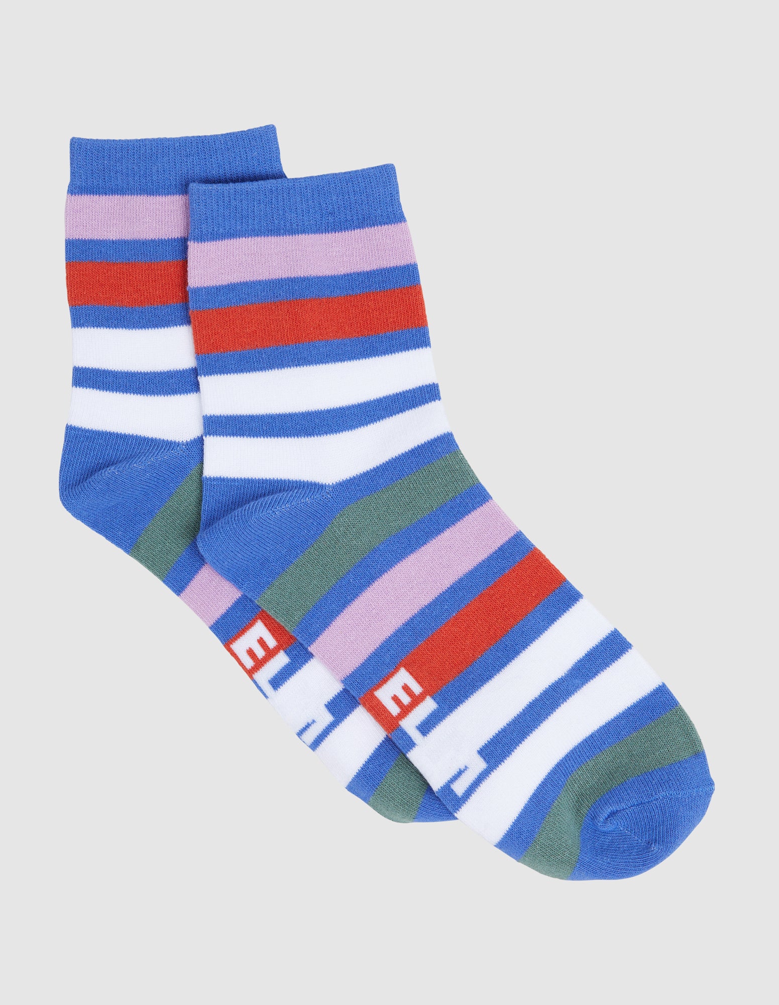 2 Pack Ultra Stripe Ankle Socks