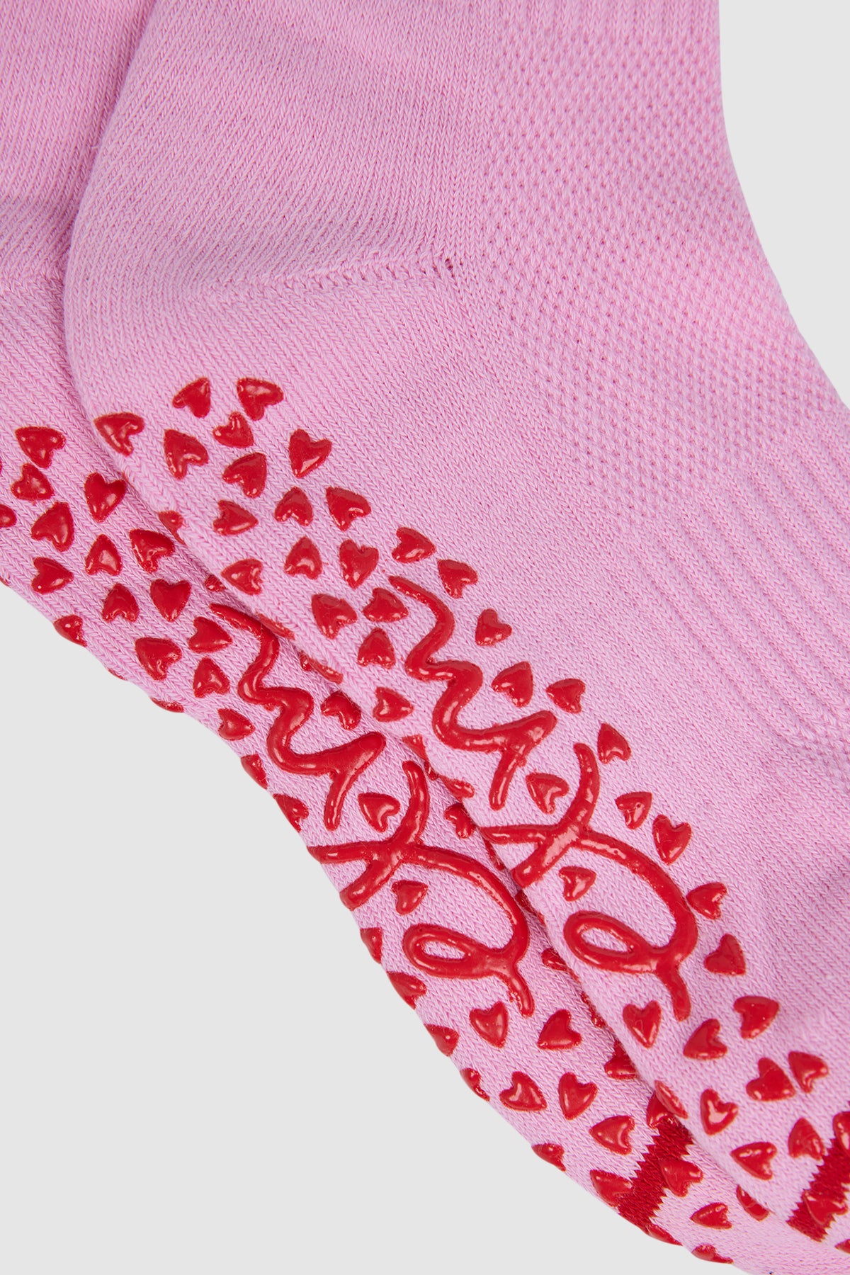 Elm Ribbed College Sock Pink