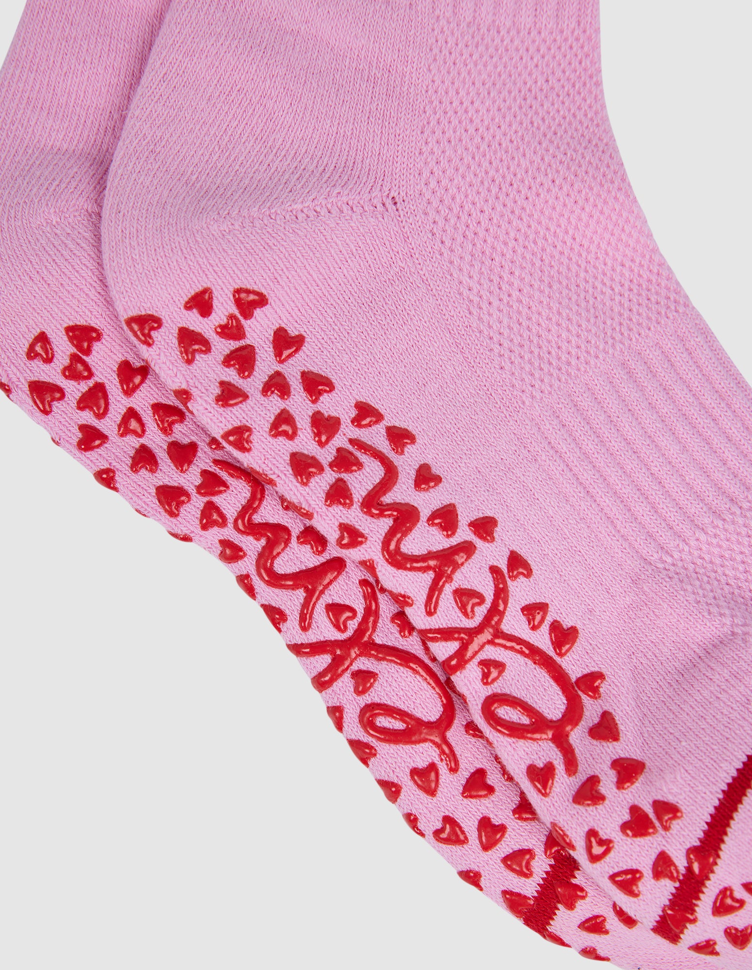 Elm Ribbed College Sock Pink