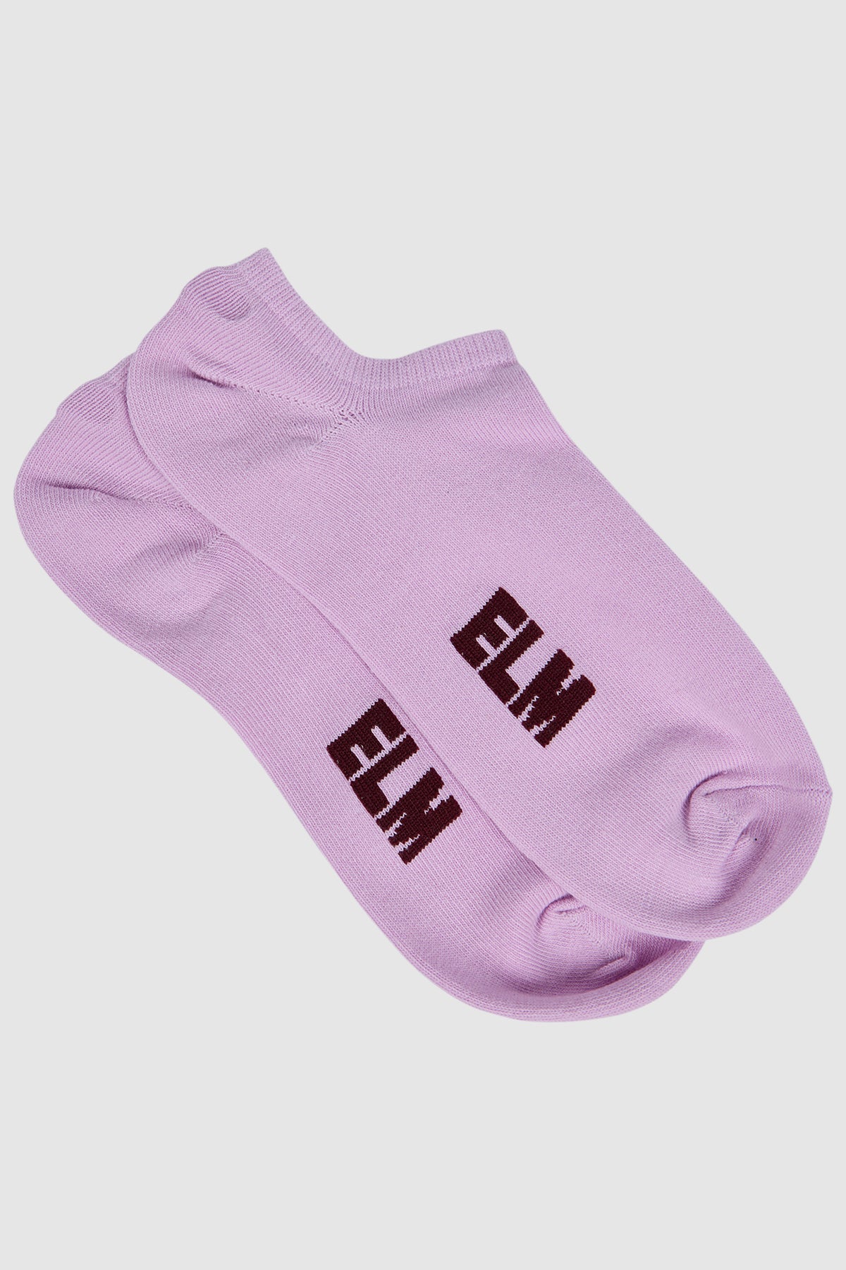Harmony No Show Sock 2pk Mauve Mist Solids