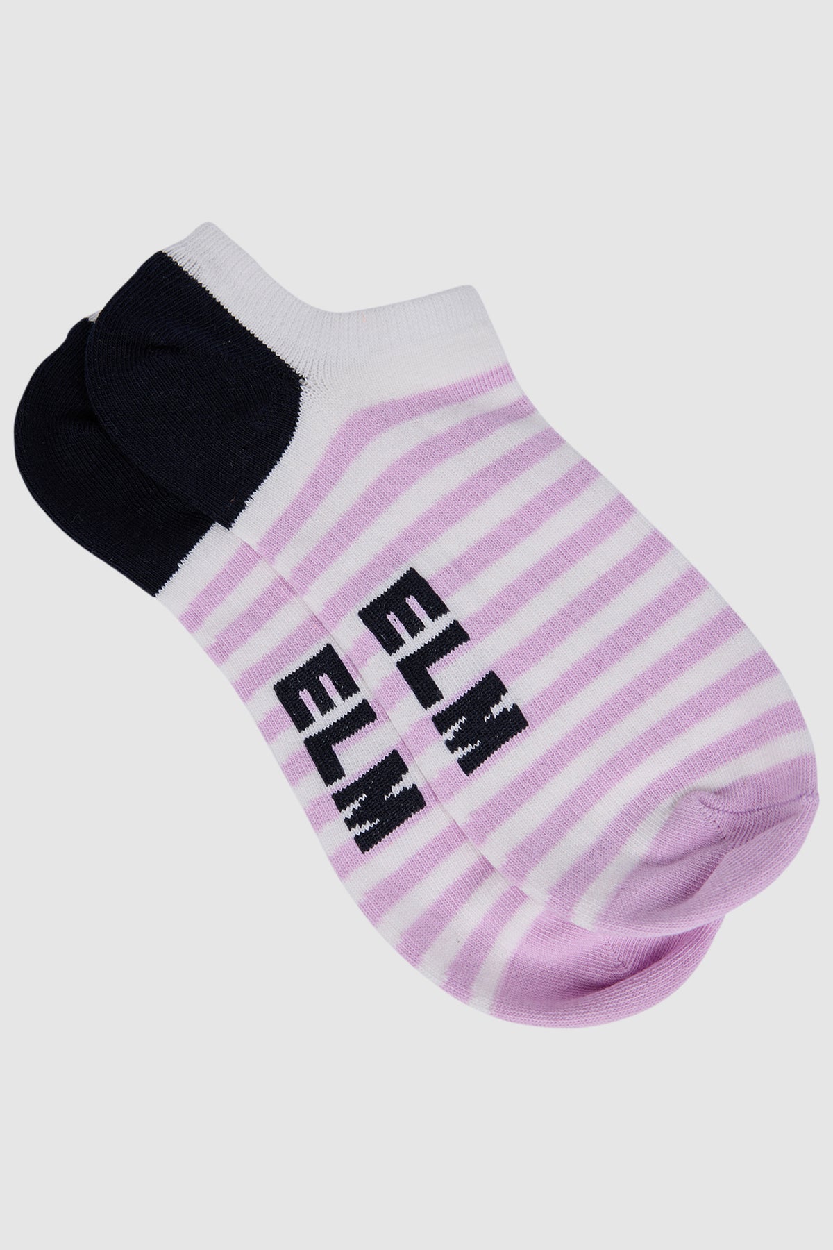 Harmony No Show Sock 2pk Mauve Mist Solids