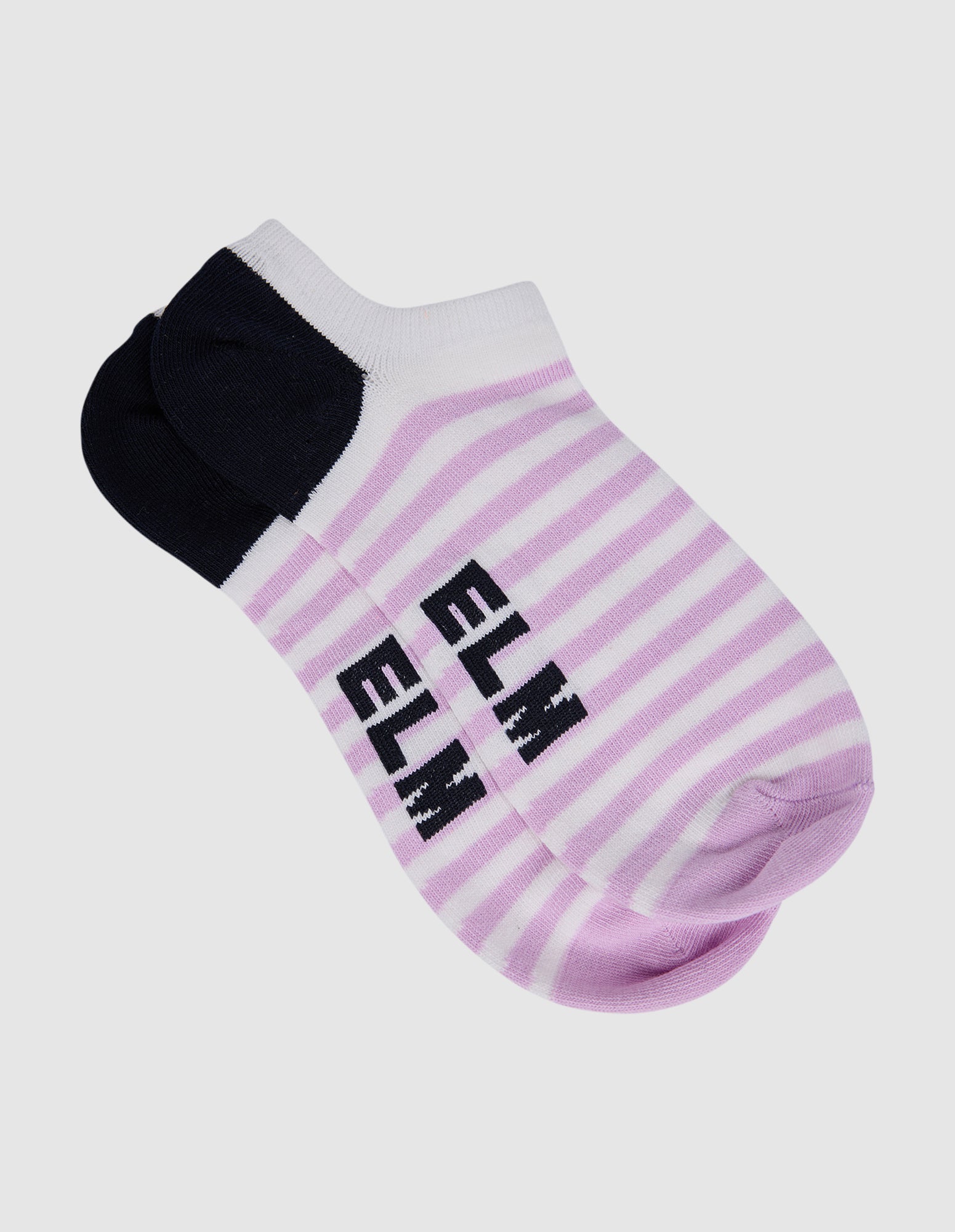 Harmony No Show Sock 2pk Mauve Mist Solids