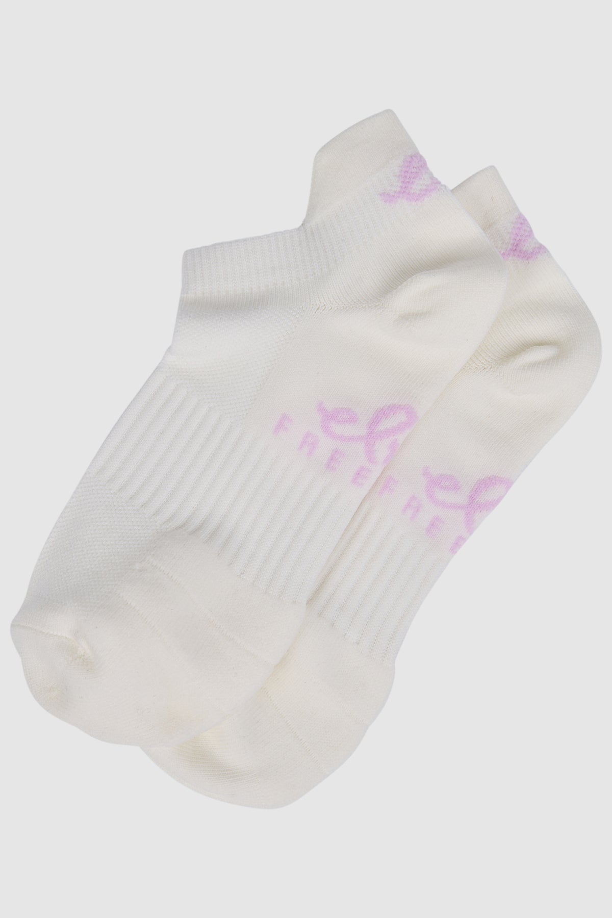 Elm Freedom Sneaker Sock 2pk Nude & White