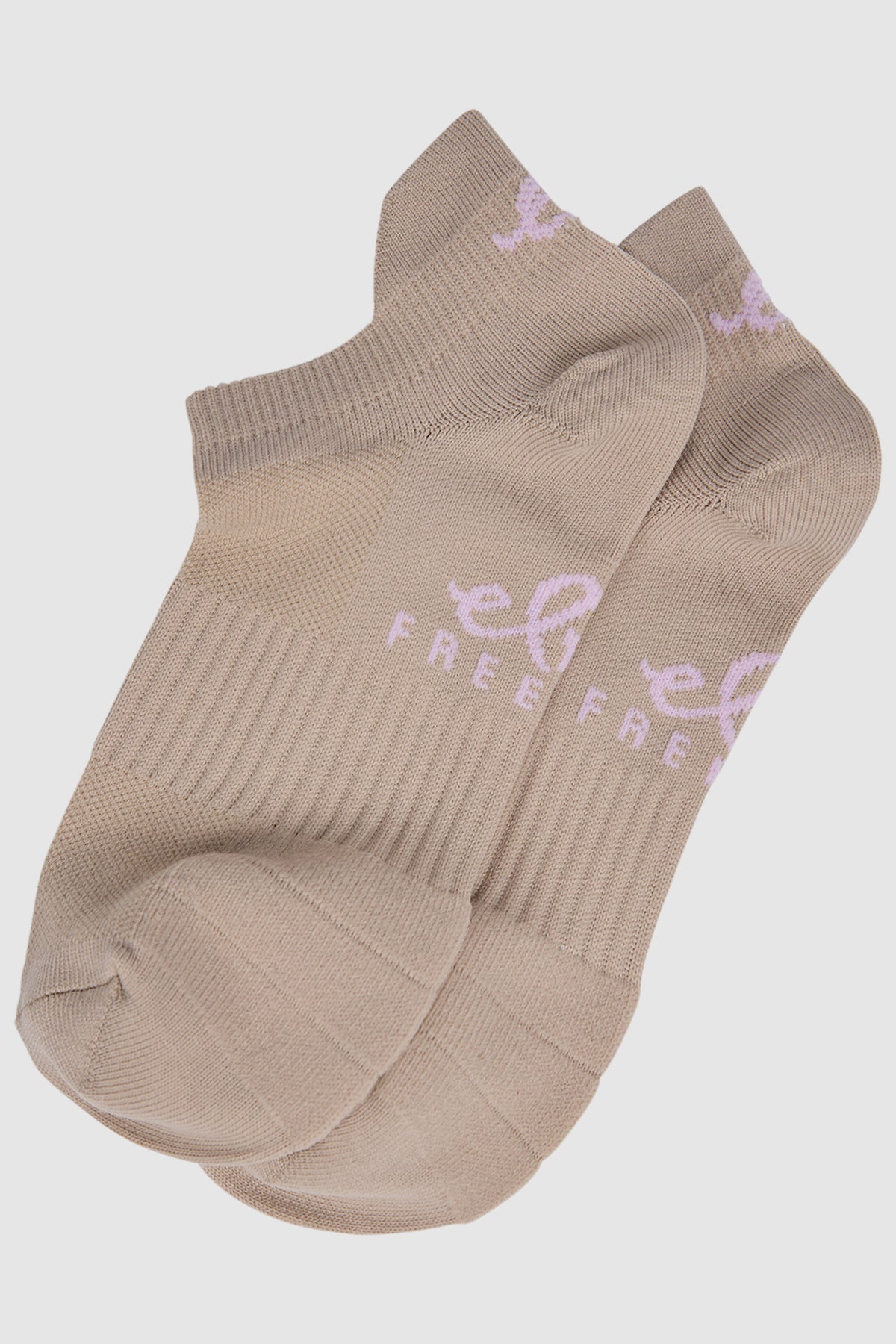 Elm Freedom Sneaker Sock 2pk Nude & White