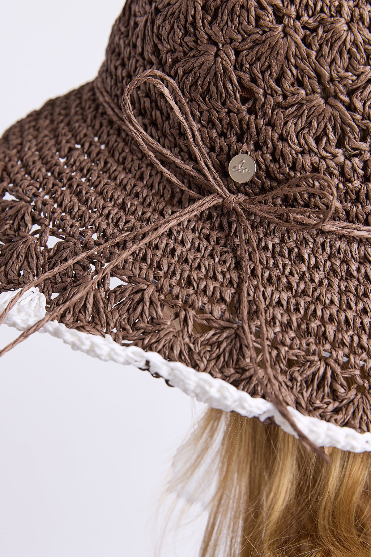 Crochet Sun Hat Chocolate