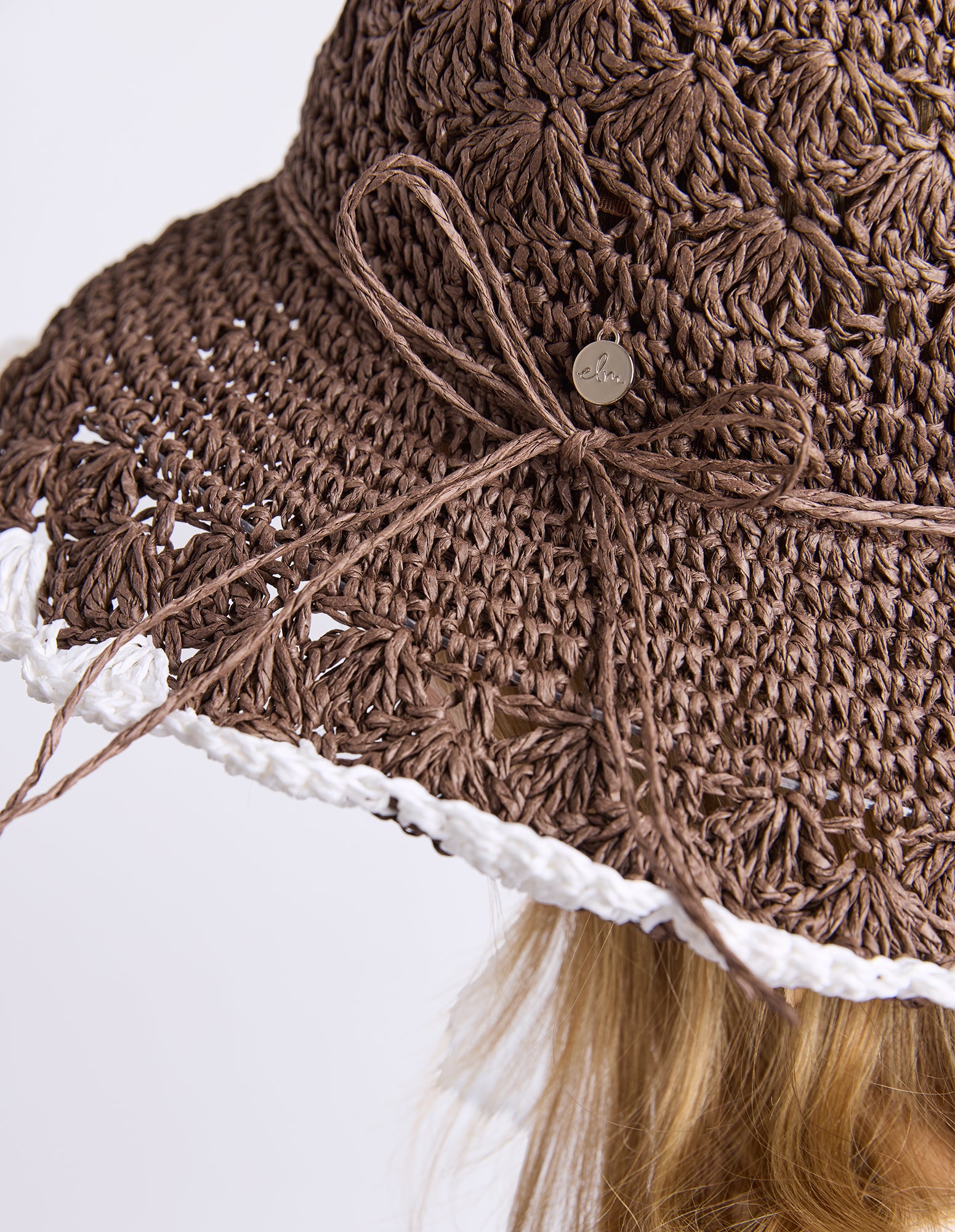Crochet Sun Hat Chocolate