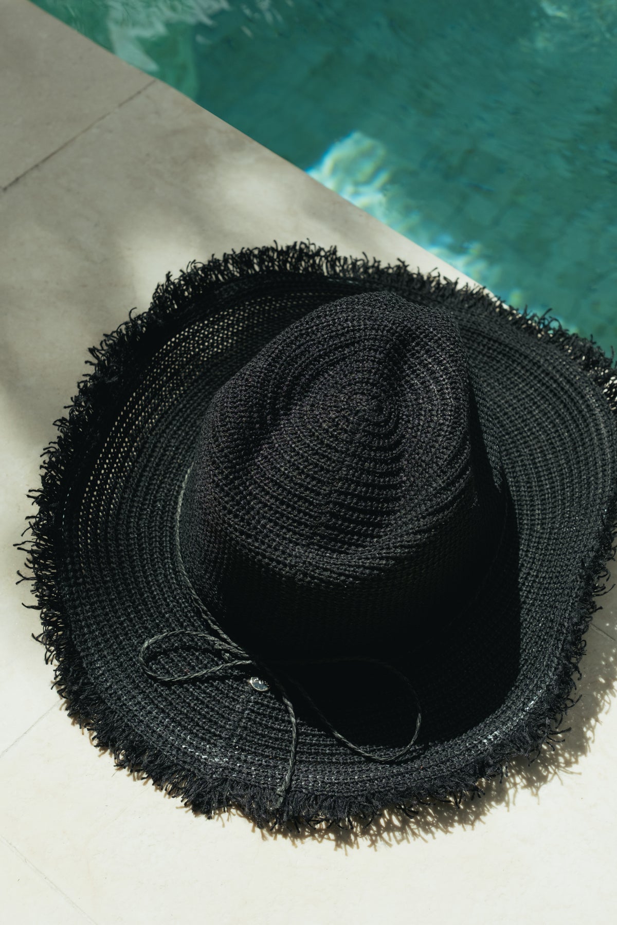 Fringed Fedora Black