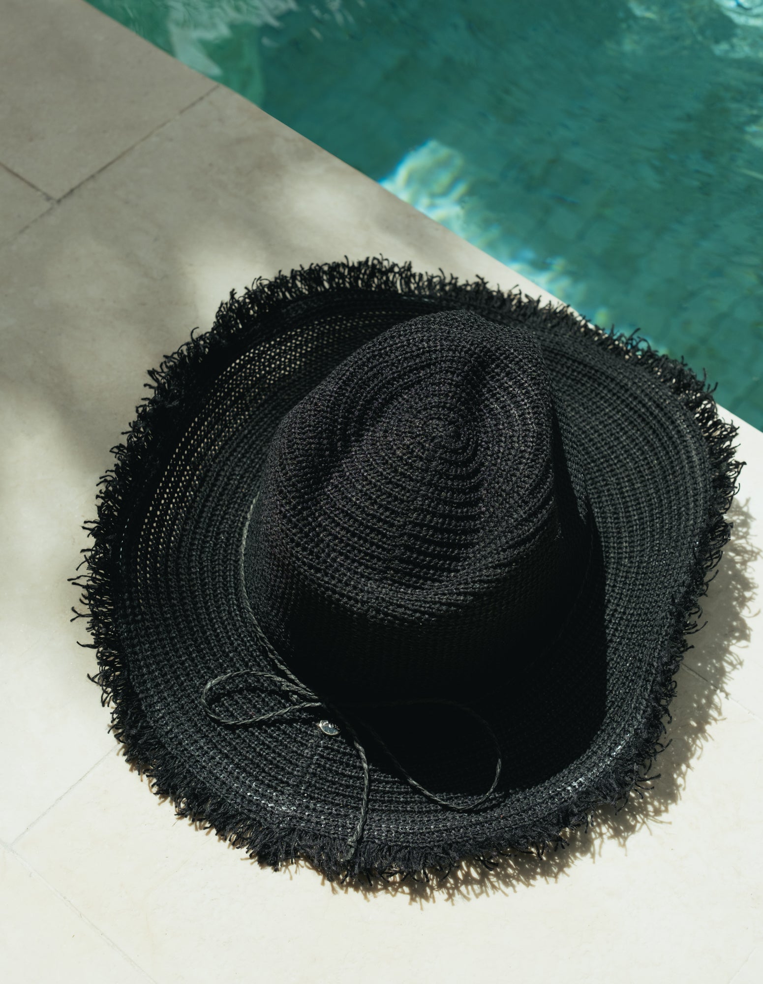 Fringed Fedora Black