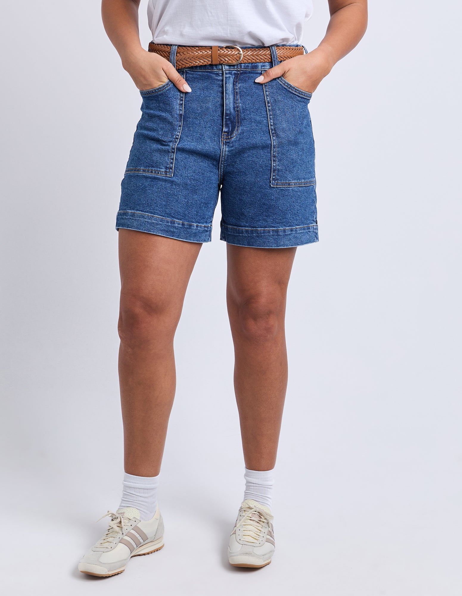 Atlas Denim Short Dark Blue Wash