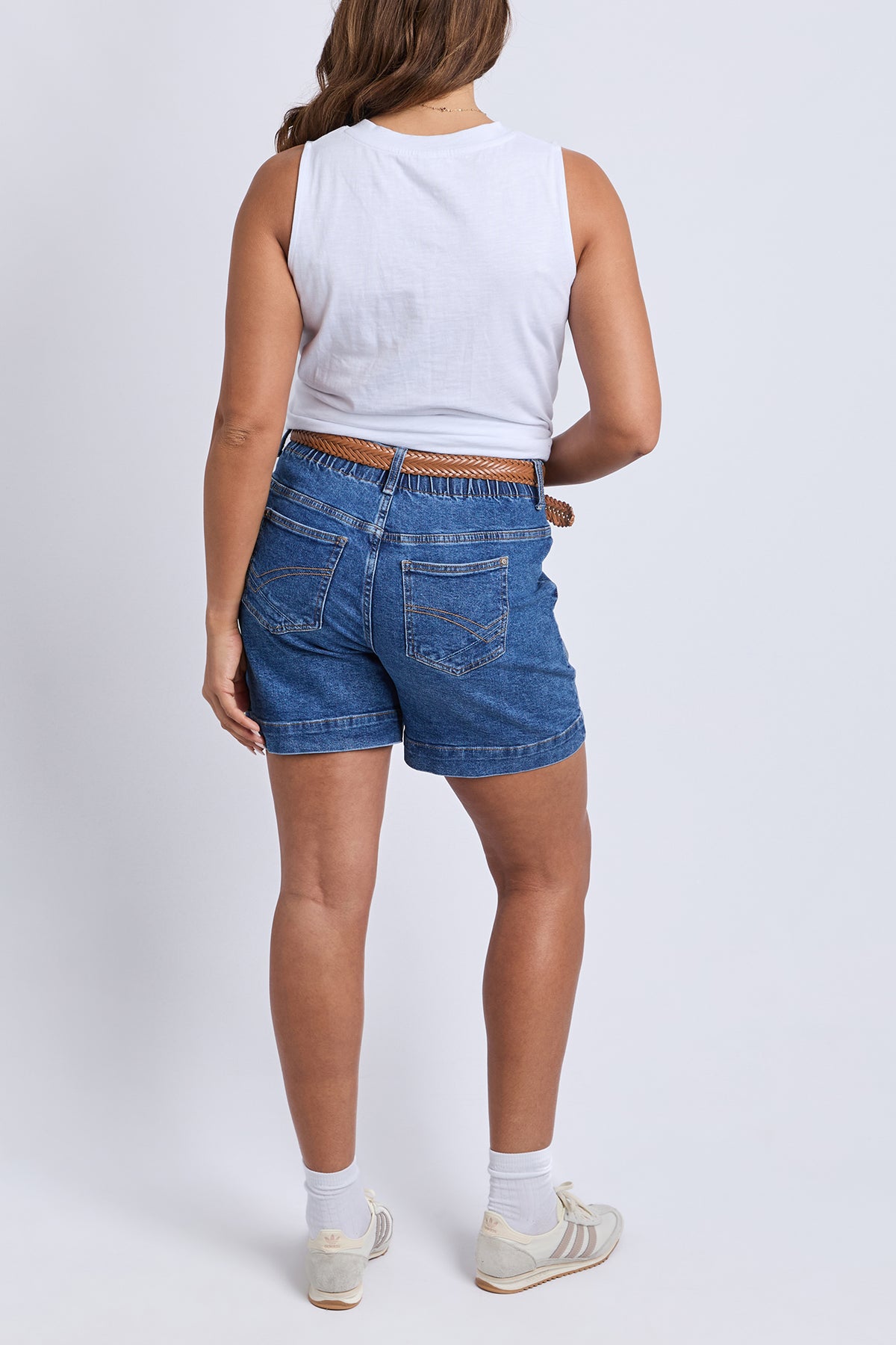 Atlas Denim Short Dark Blue Wash