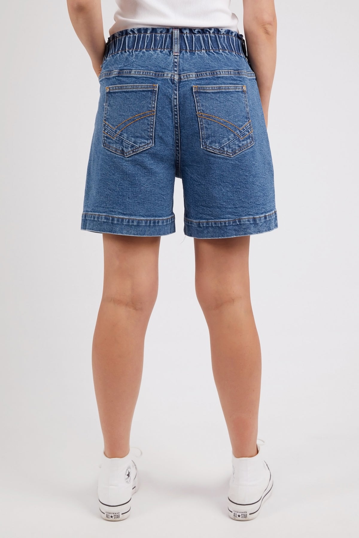 Atlas Denim Short Dark Blue Wash