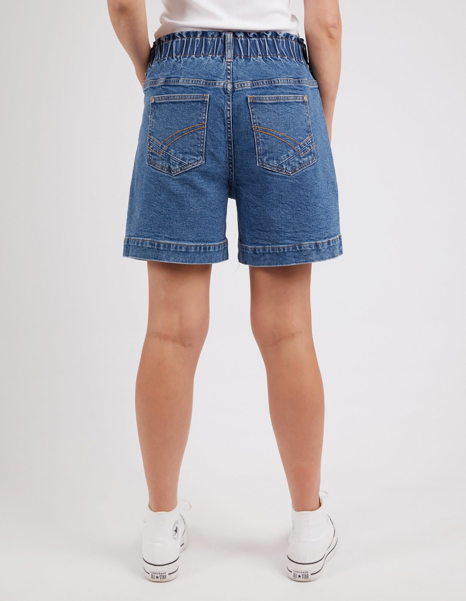 Atlas Denim Short Dark Blue Wash