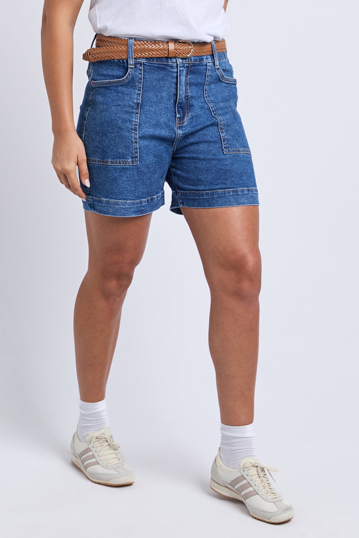 Atlas Denim Short Dark Blue Wash
