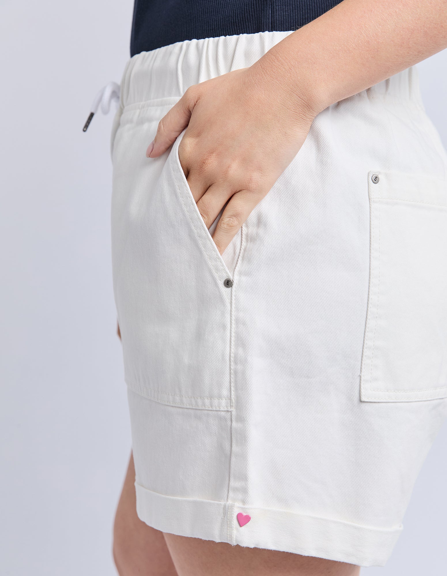 Atlas Denim Short Vintage White