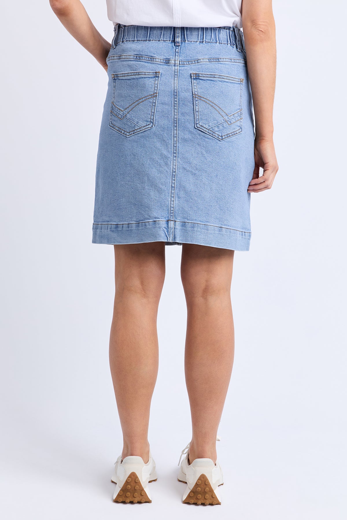 Atlas Denim Skirt Blue
