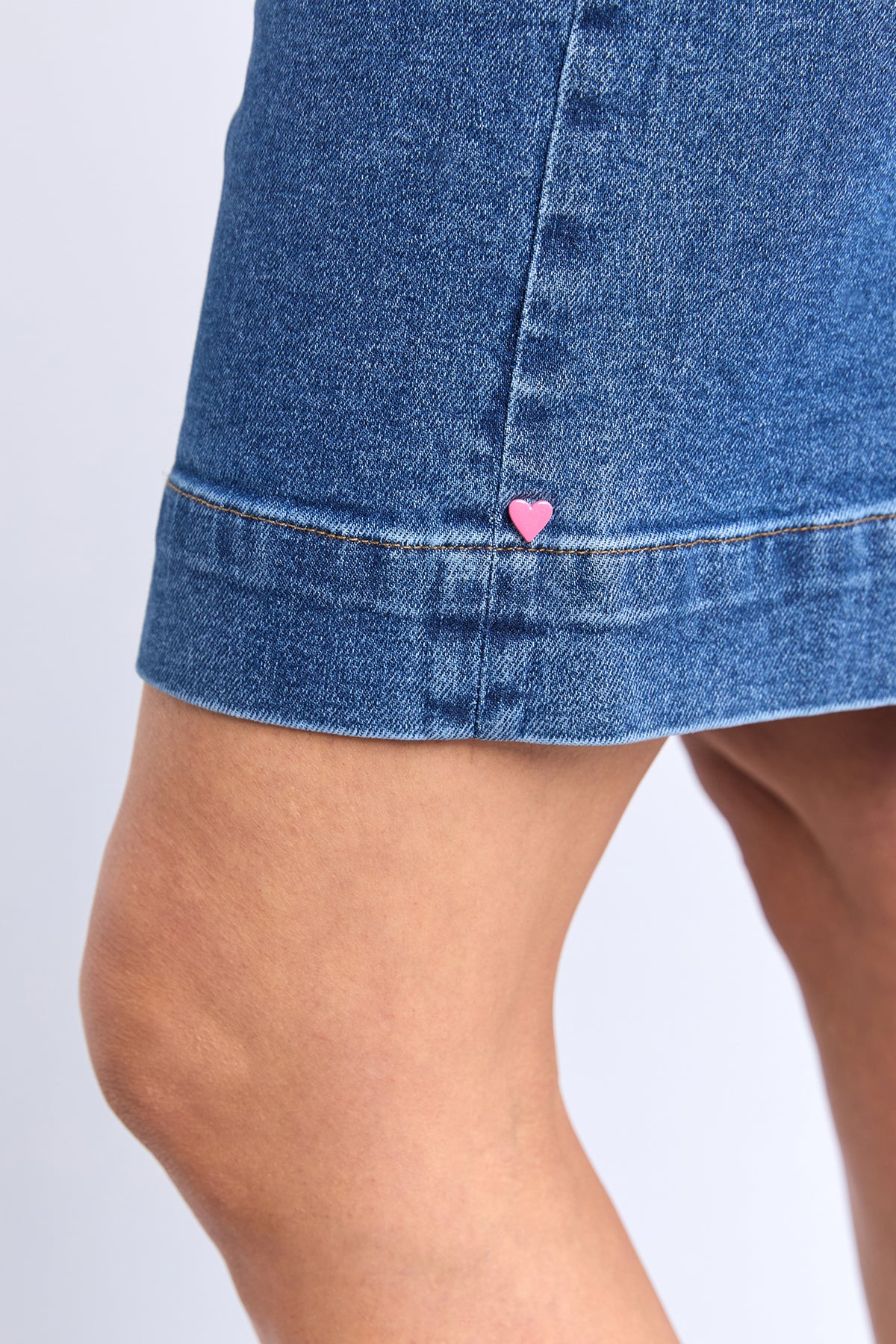 Atlas Denim Skirt Dark Blue Wash