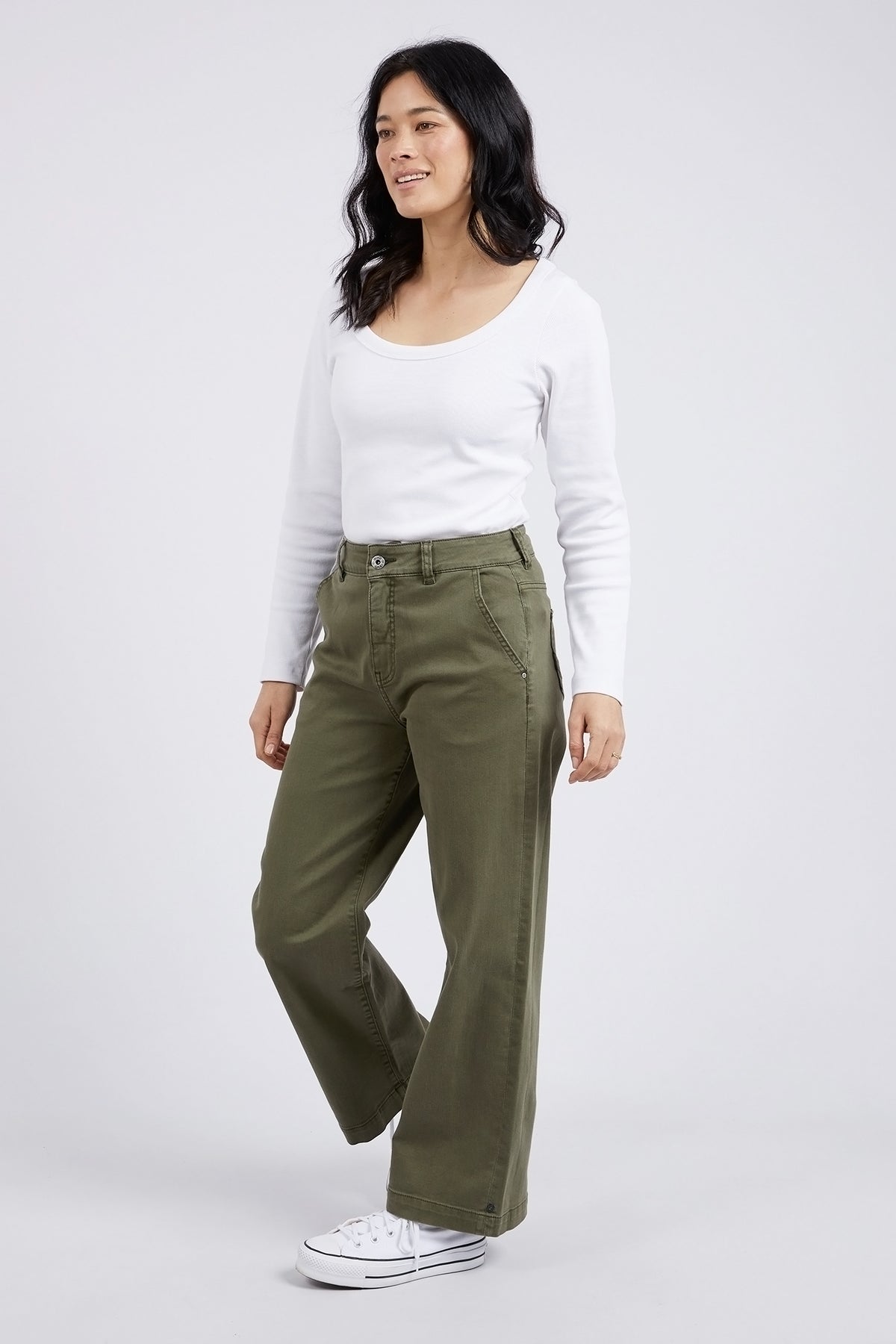 Scarlett Wide Leg Pant Clover