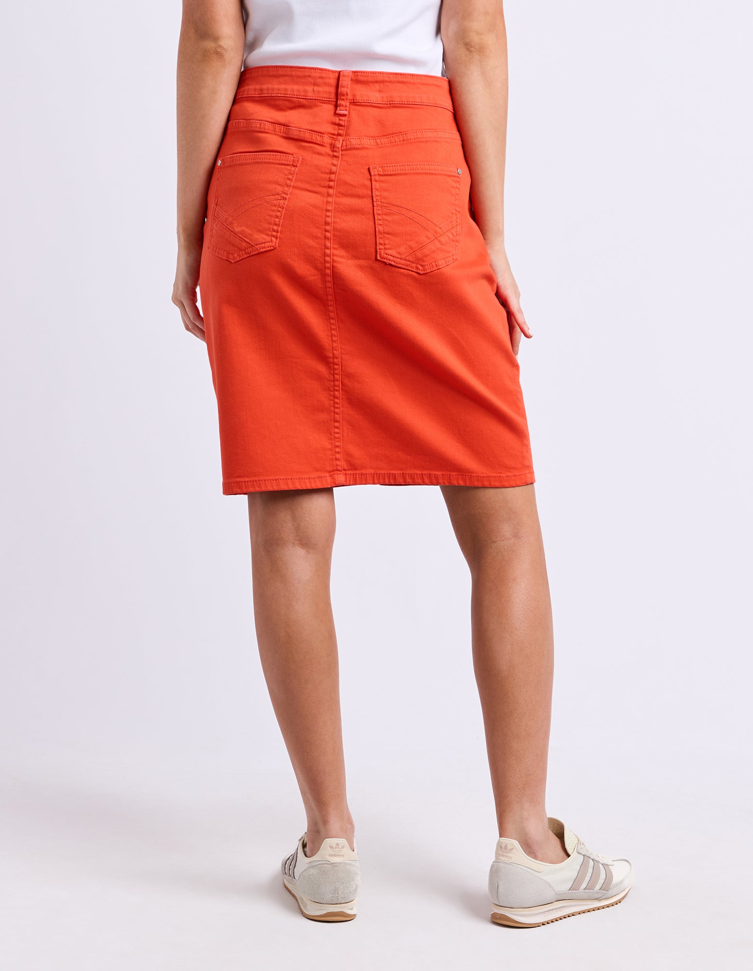 Belle Denim Skirt Tangello