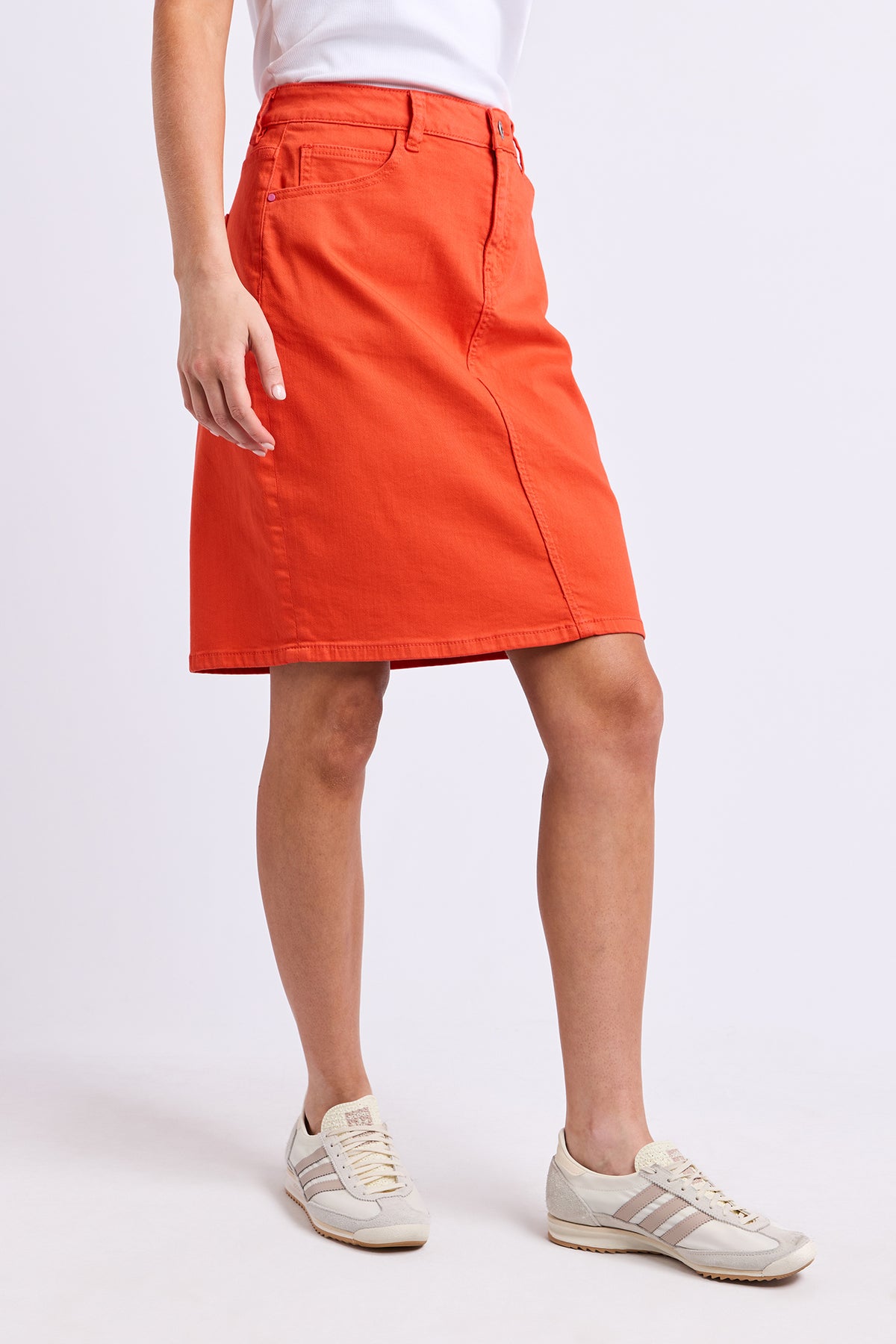Belle Denim Skirt Tangello
