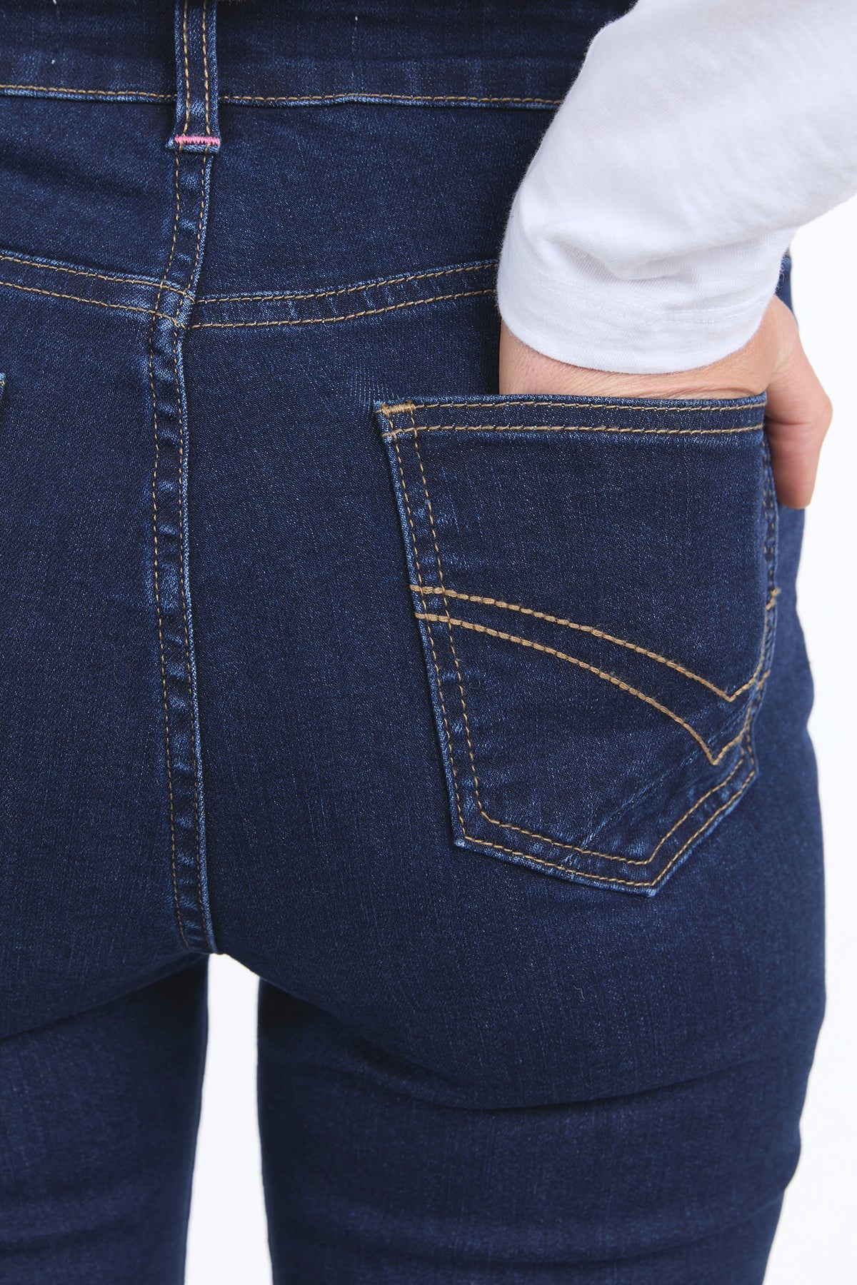 Ada Straight Leg Jean Dark Blue Wash