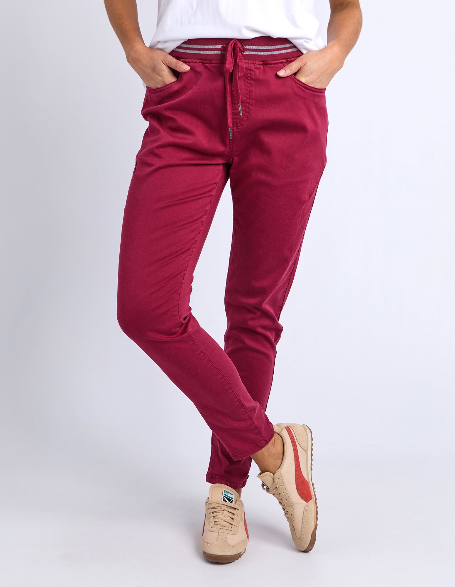 Margo Jogger Maroon