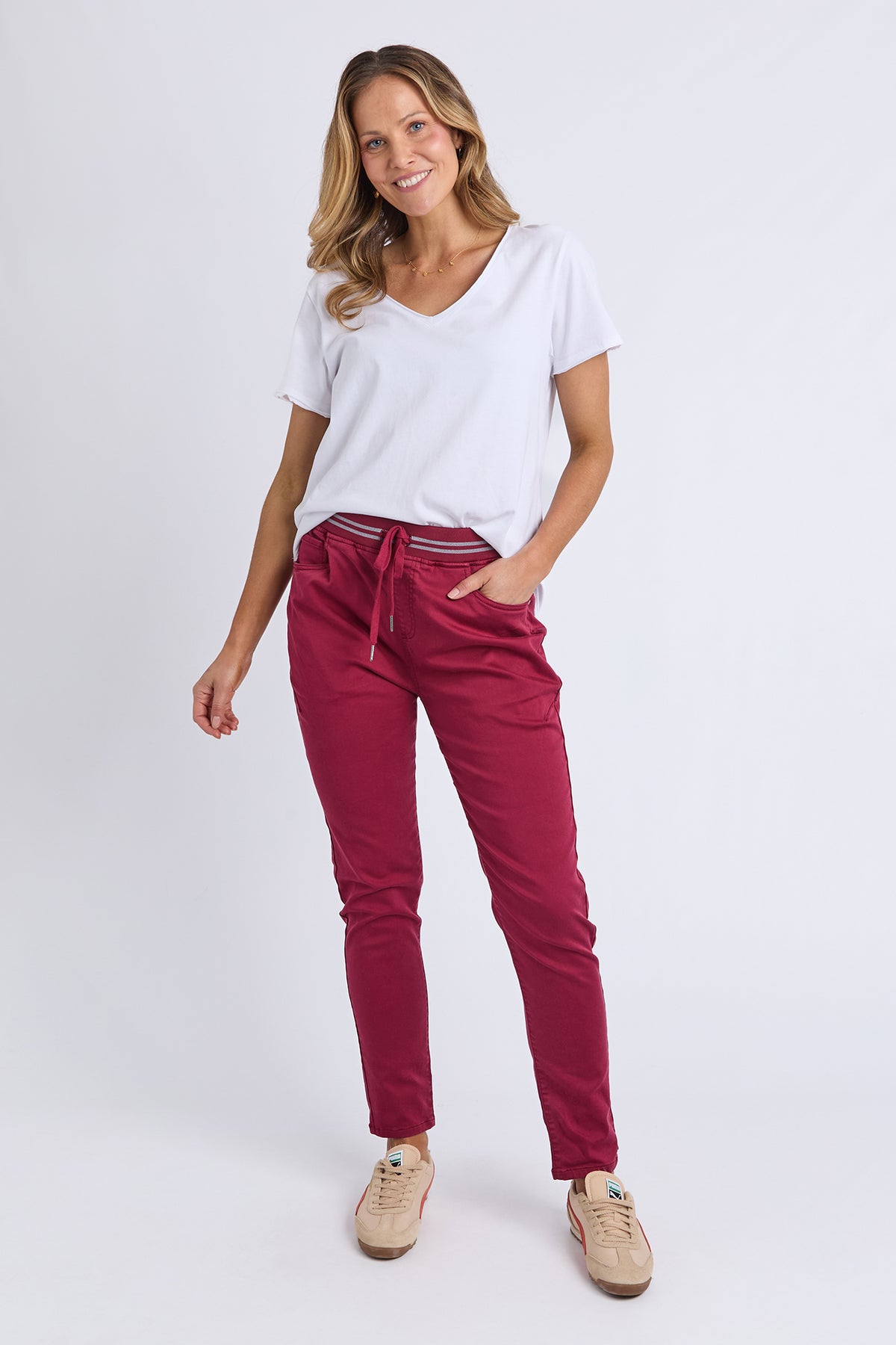 Margo Jogger Maroon